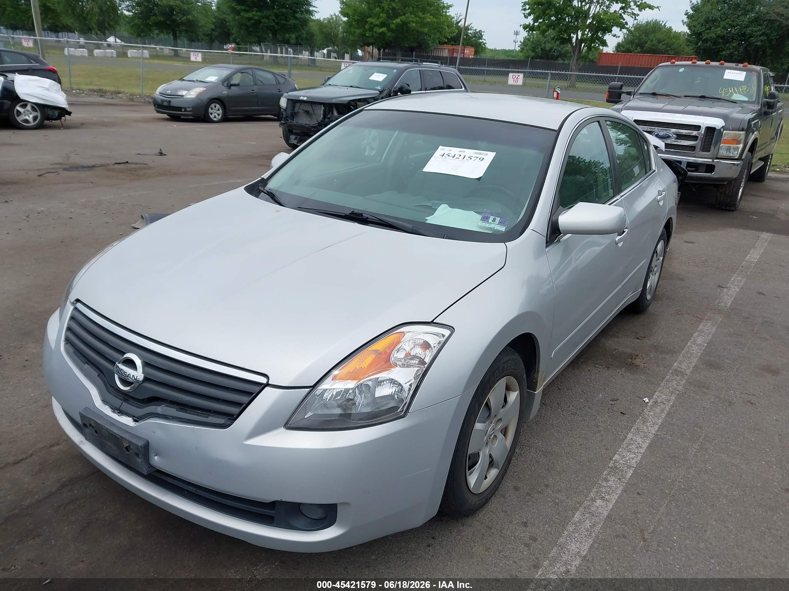 2007 Nissan Altima 2.5 S Silver vin: 1N4AL21E17N489903