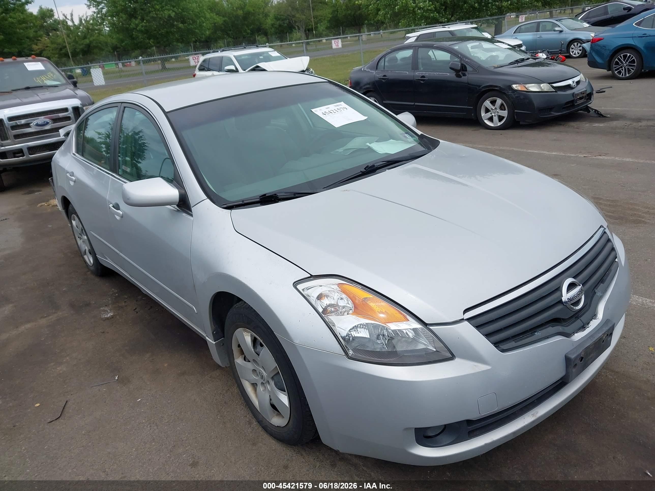 2007 Nissan Altima 2.5 S Silver vin: 1N4AL21E17N489903