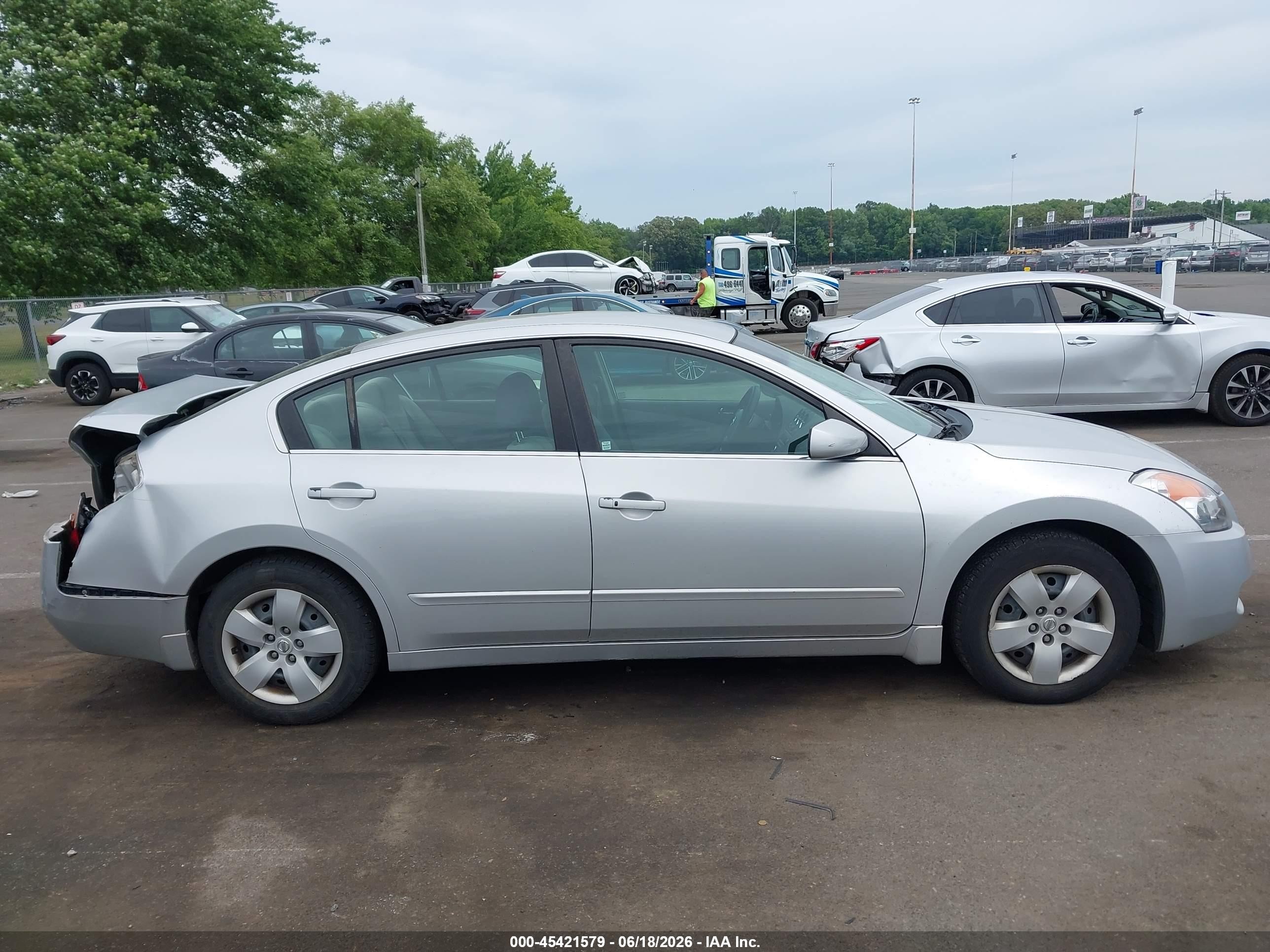 2007 Nissan Altima 2.5 S Silver vin: 1N4AL21E17N489903