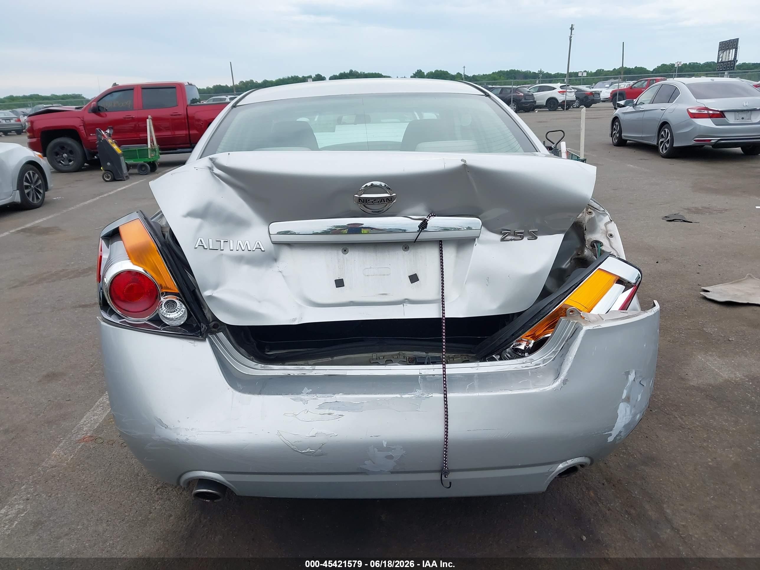 2007 Nissan Altima 2.5 S Silver vin: 1N4AL21E17N489903