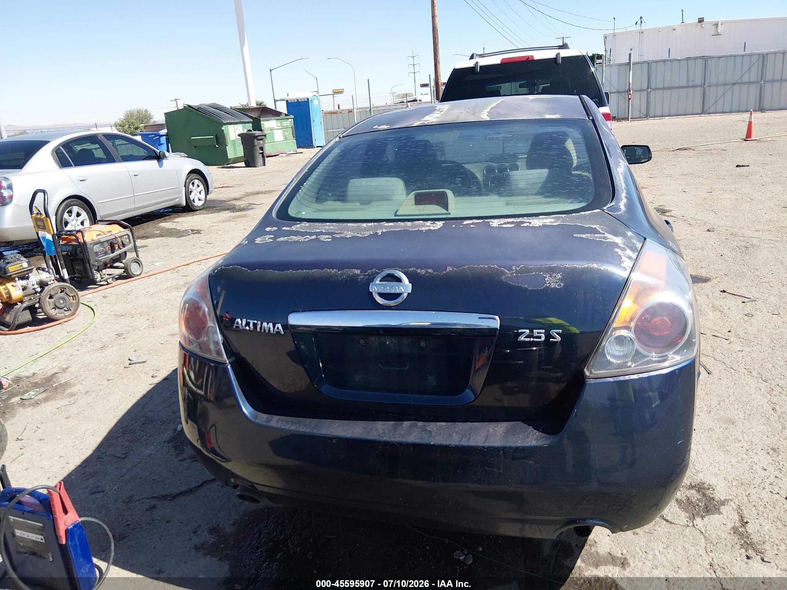 2008 Nissan Altima 2.5 S Dark Blue vin: 1N4AL21E18C134856