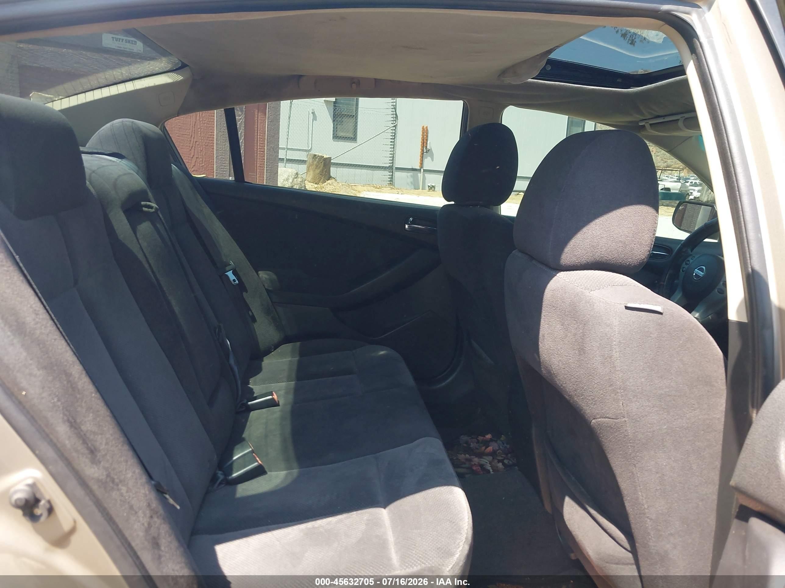 2008 Nissan Altima 2.5 S Black vin: 1N4AL21E18C167629