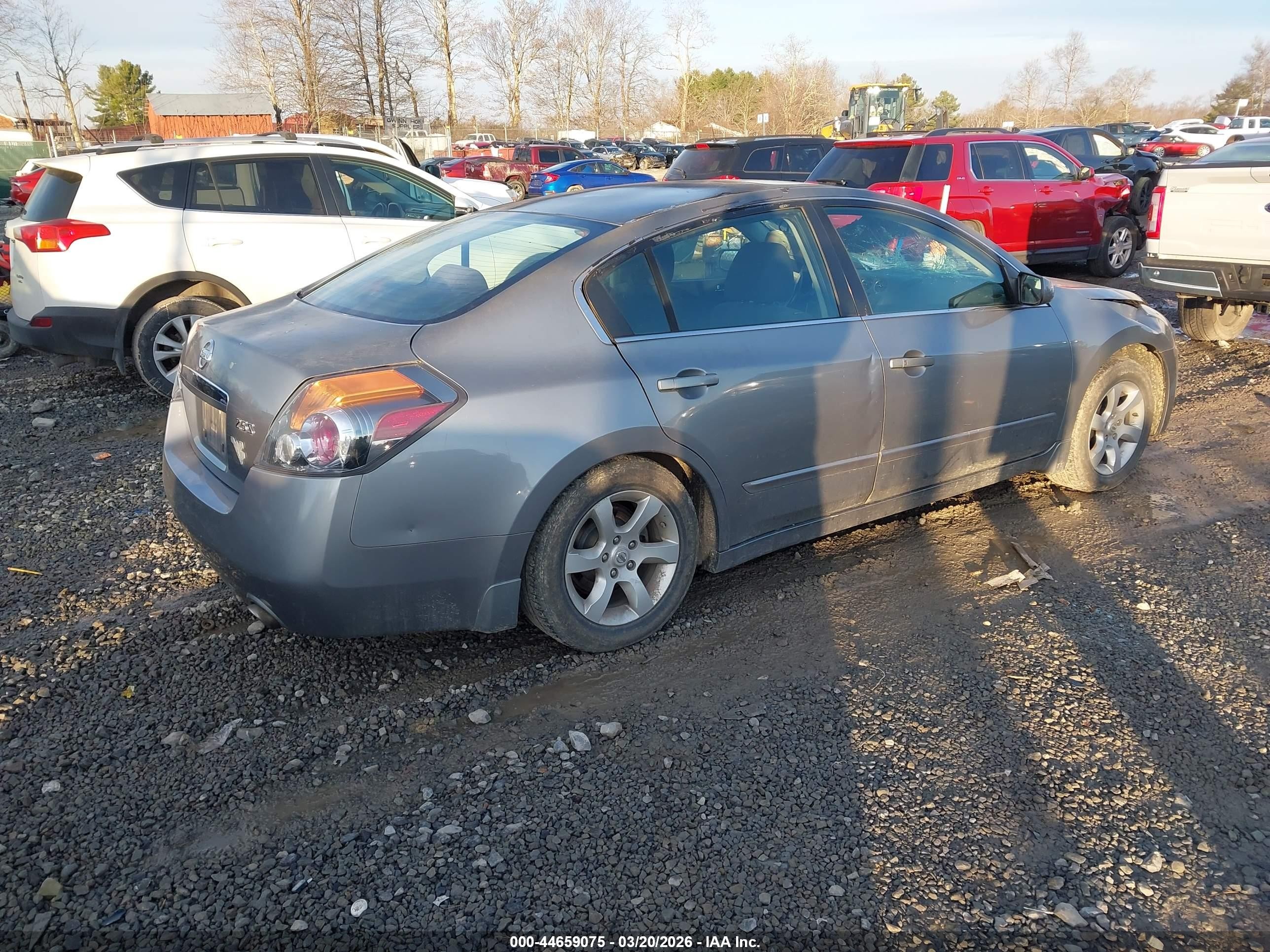2008 Nissan Altima 2.5 S Gray vin: 1N4AL21E18C207384