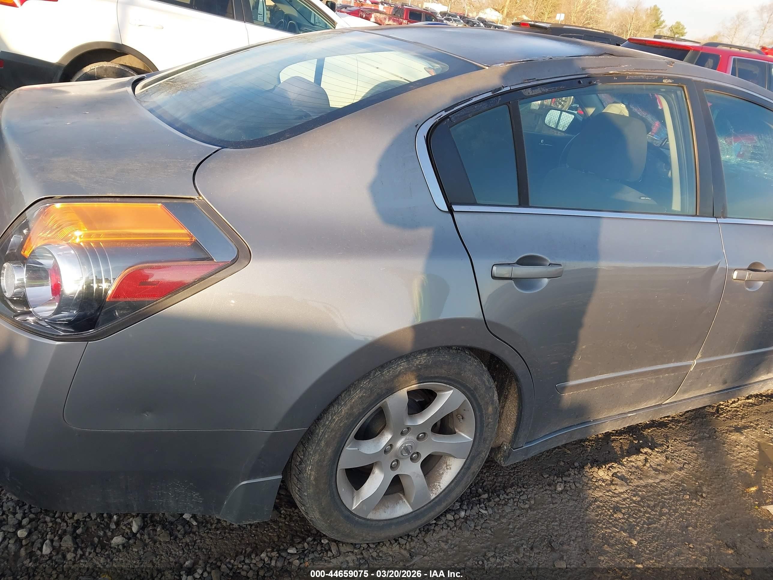 2008 Nissan Altima 2.5 S Gray vin: 1N4AL21E18C207384
