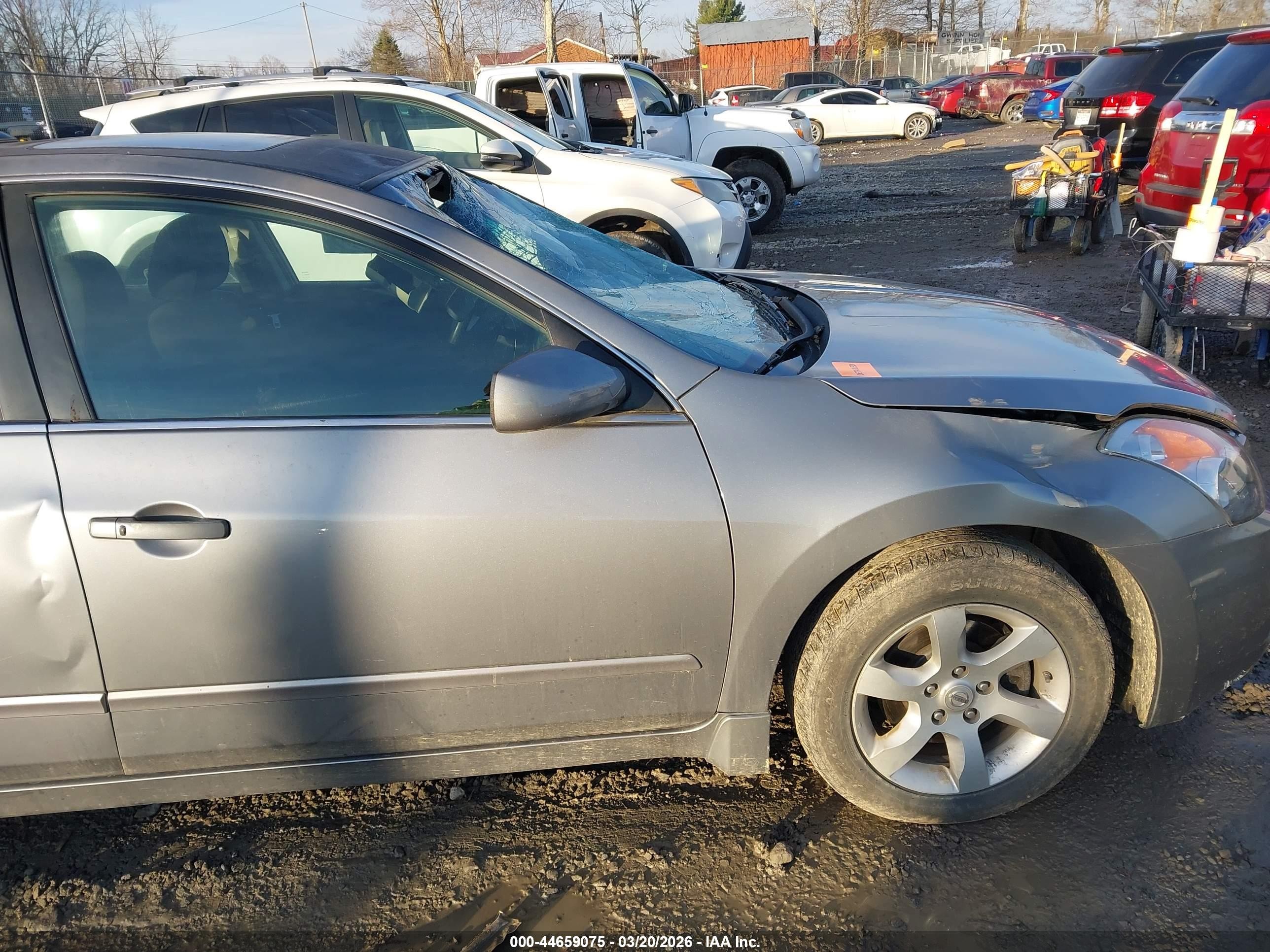 2008 Nissan Altima 2.5 S Gray vin: 1N4AL21E18C207384