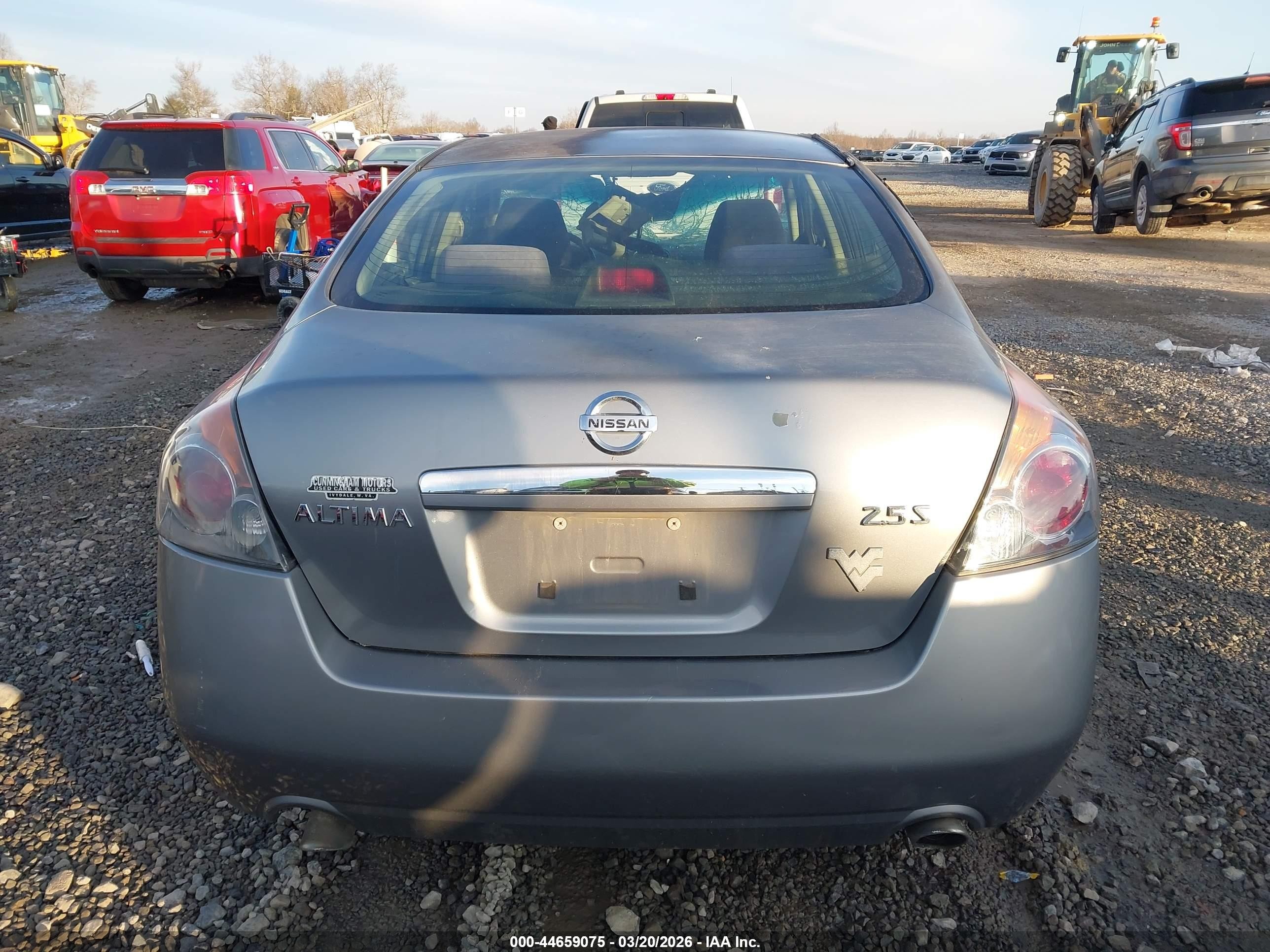2008 Nissan Altima 2.5 S Gray vin: 1N4AL21E18C207384