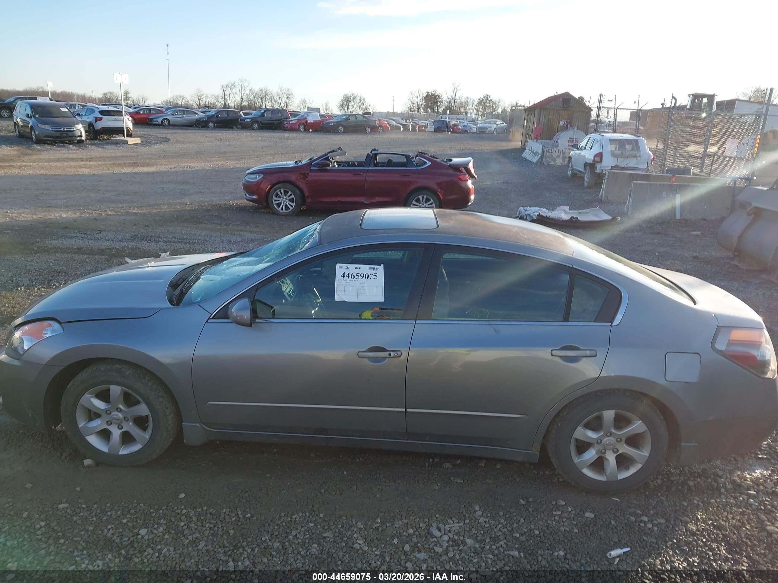 2008 Nissan Altima 2.5 S Gray vin: 1N4AL21E18C207384