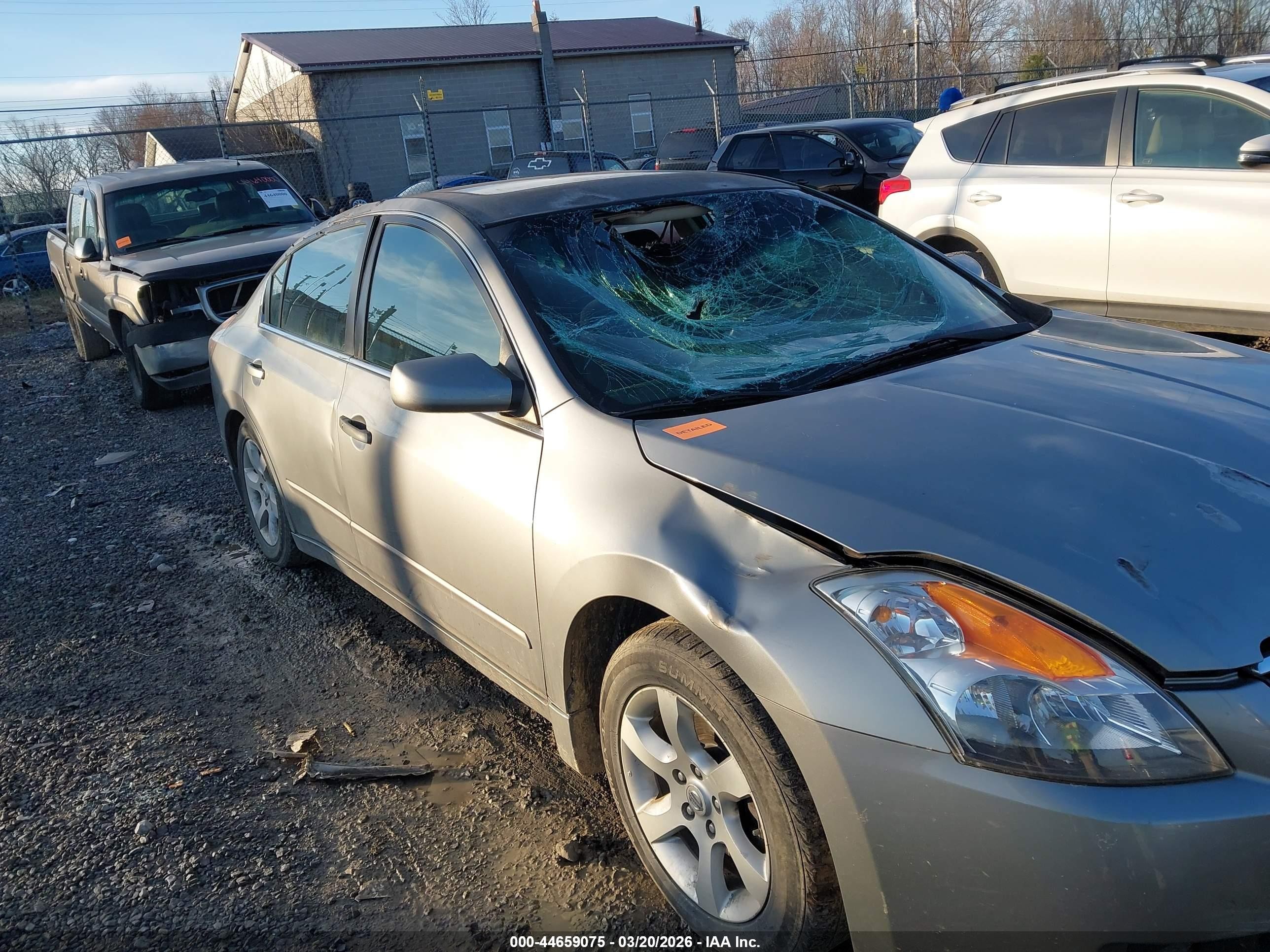 2008 Nissan Altima 2.5 S Gray vin: 1N4AL21E18C207384