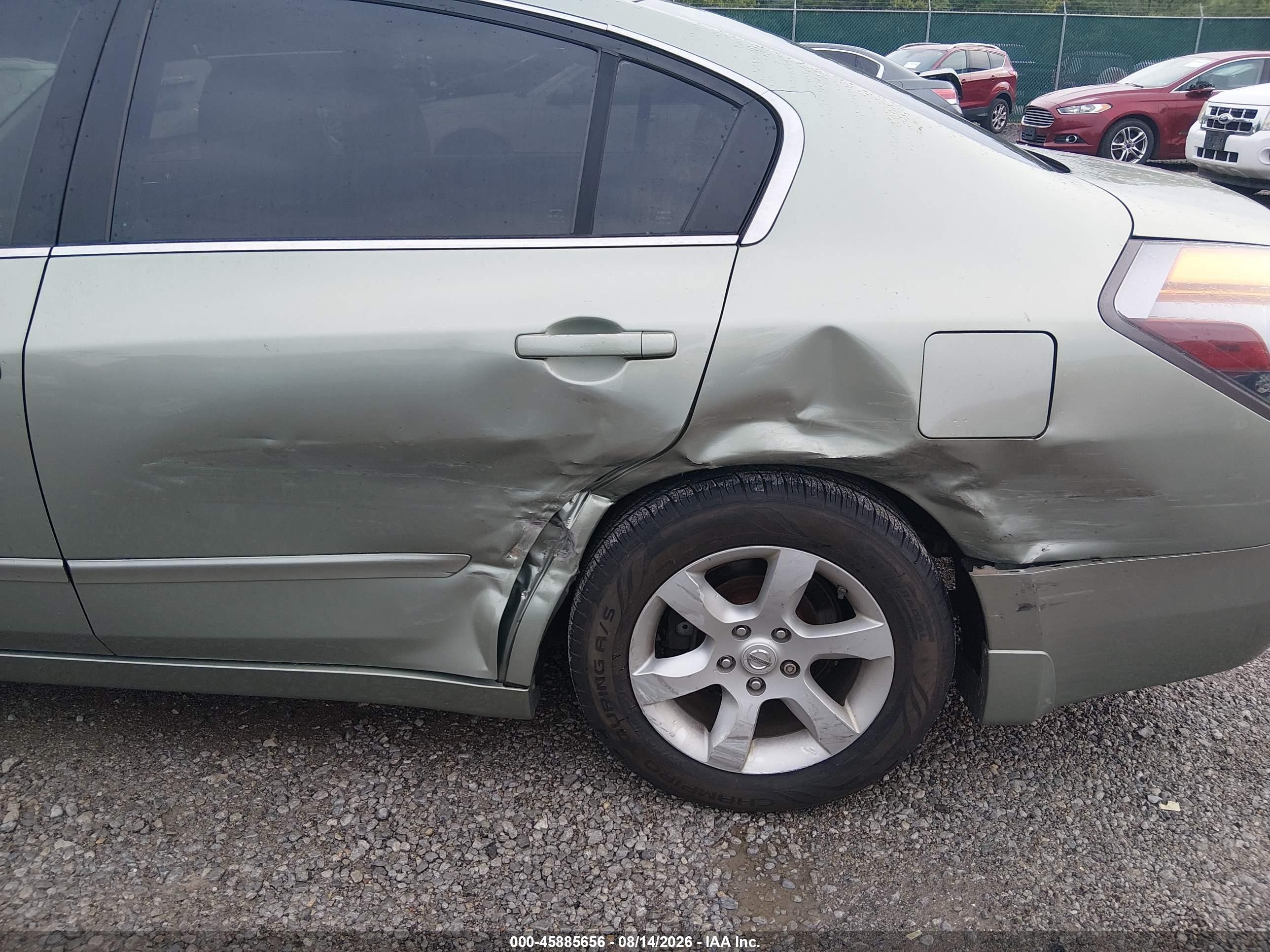 2008 Nissan Altima 2.5 Sl Green vin: 1N4AL21E18C220815