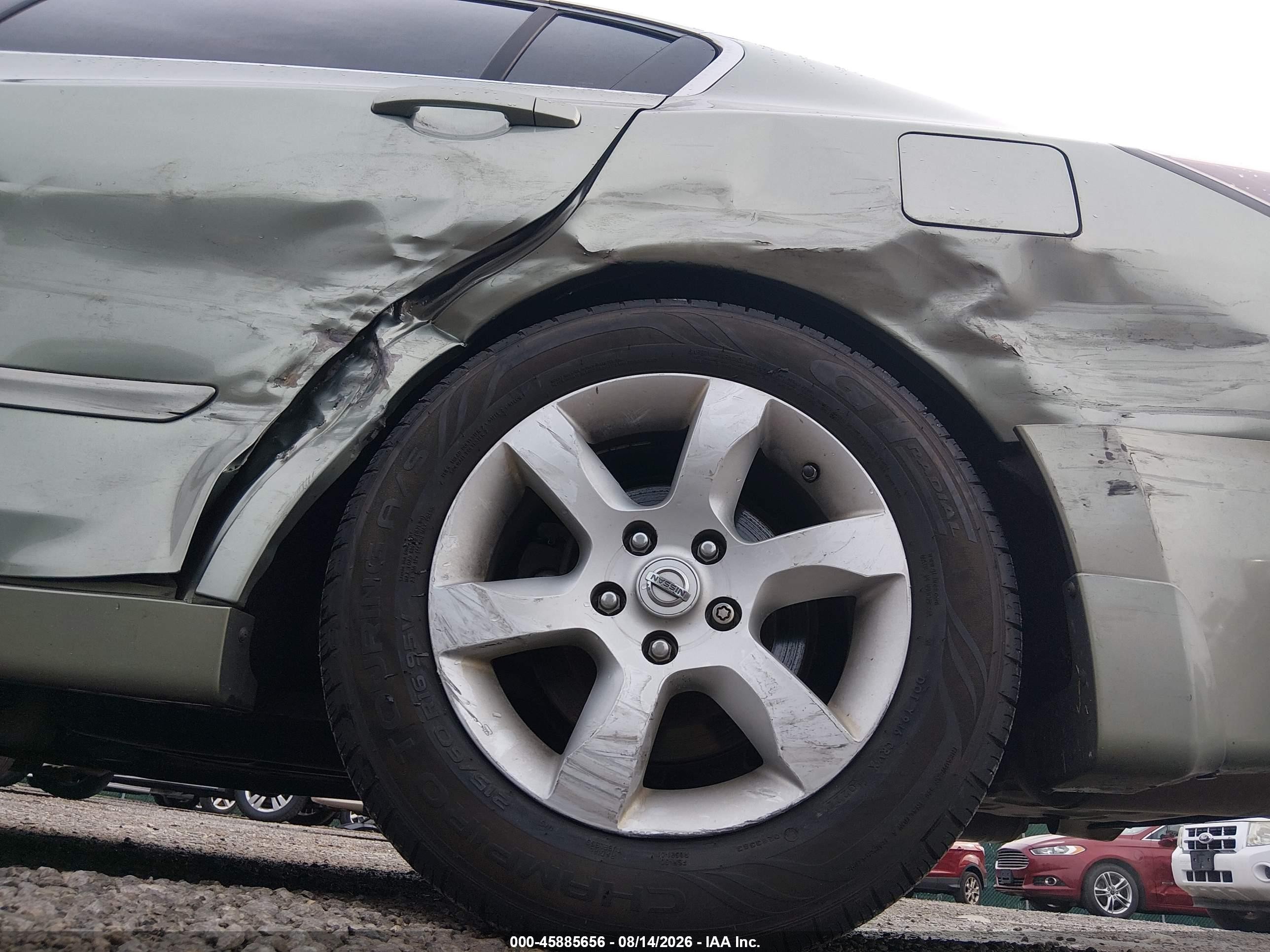 2008 Nissan Altima 2.5 Sl Green vin: 1N4AL21E18C220815