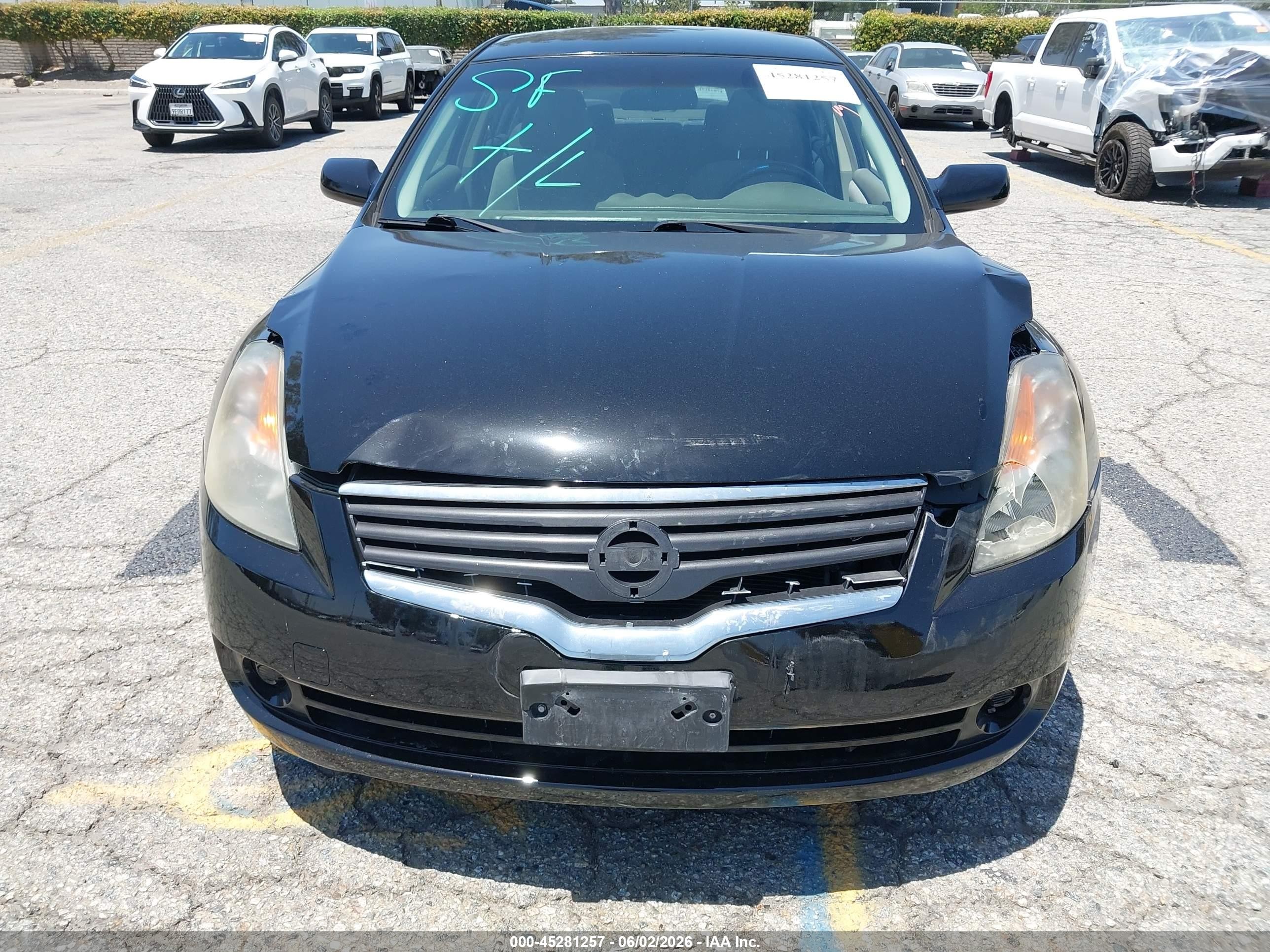 2008 Nissan Altima 2.5 S Черный vin: 1N4AL21E18N478773