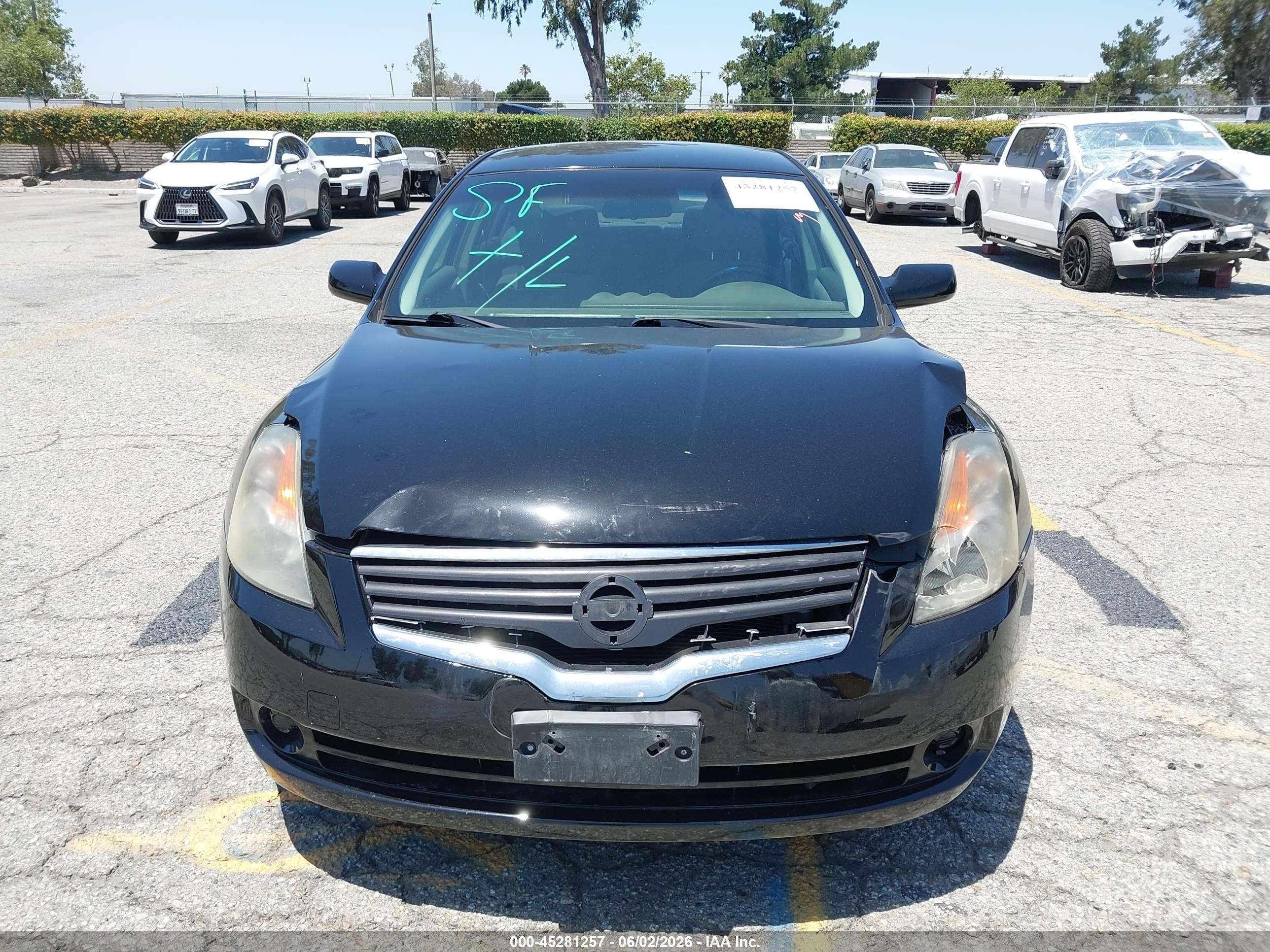 2008 Nissan Altima 2.5 S Черный vin: 1N4AL21E18N478773