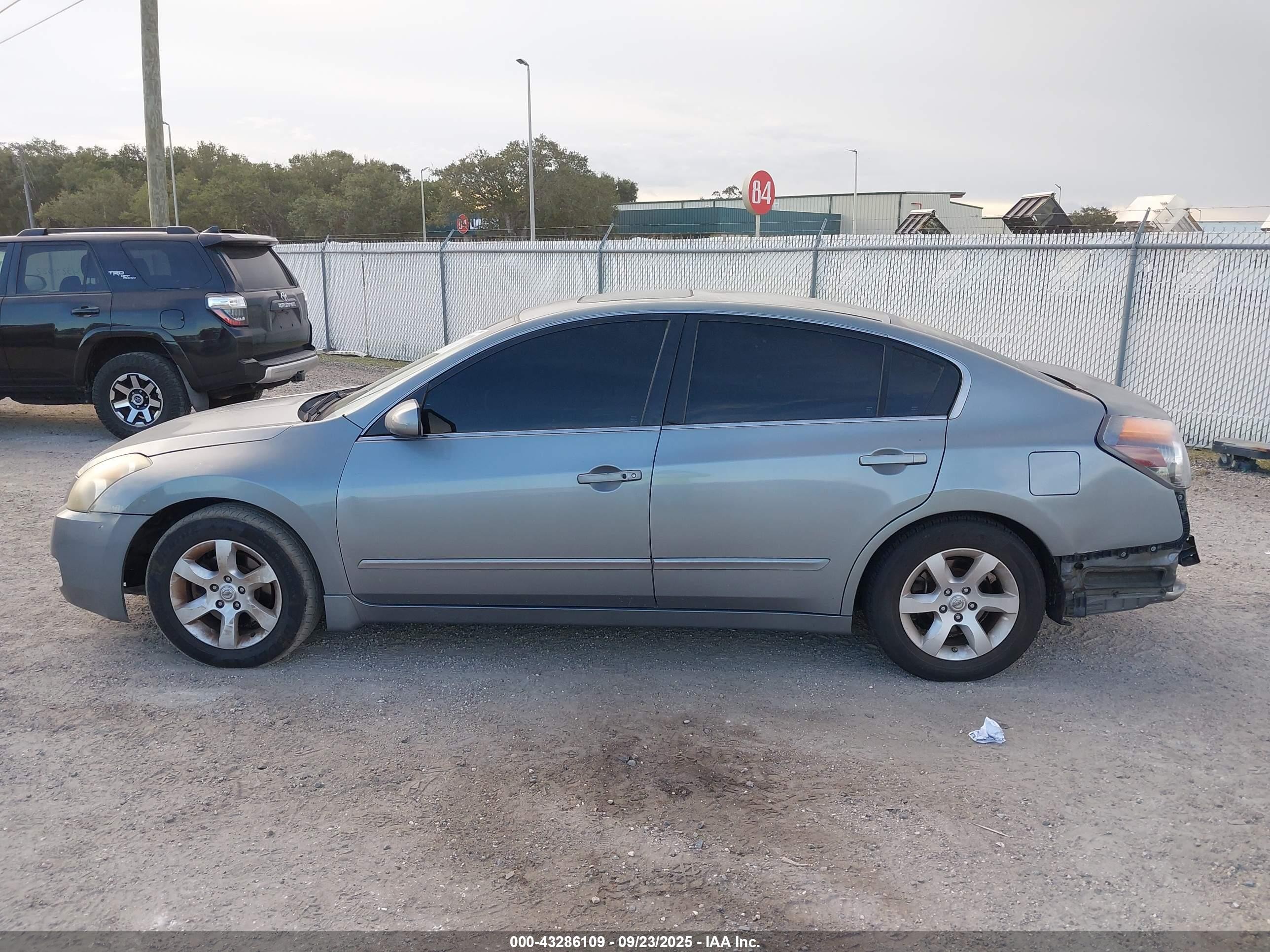 2008 Nissan Altima 2.5 S Light Blue vin: 1N4AL21E18N494357