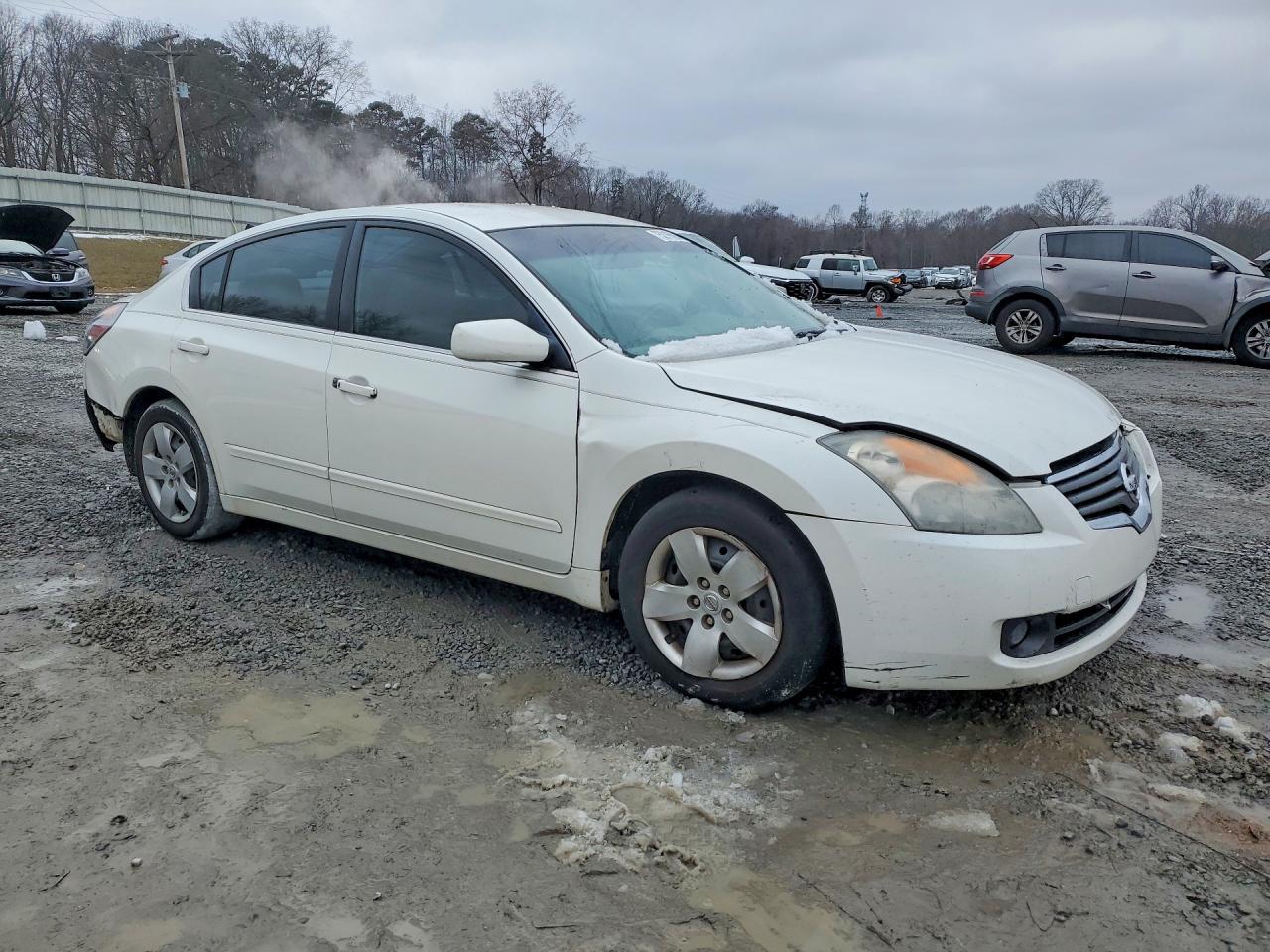 2008 Nissan Altima 2.5 White vin: 1N4AL21E18N538583