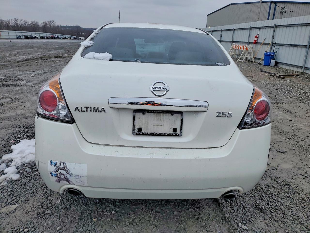 2008 Nissan Altima 2.5 White vin: 1N4AL21E18N538583