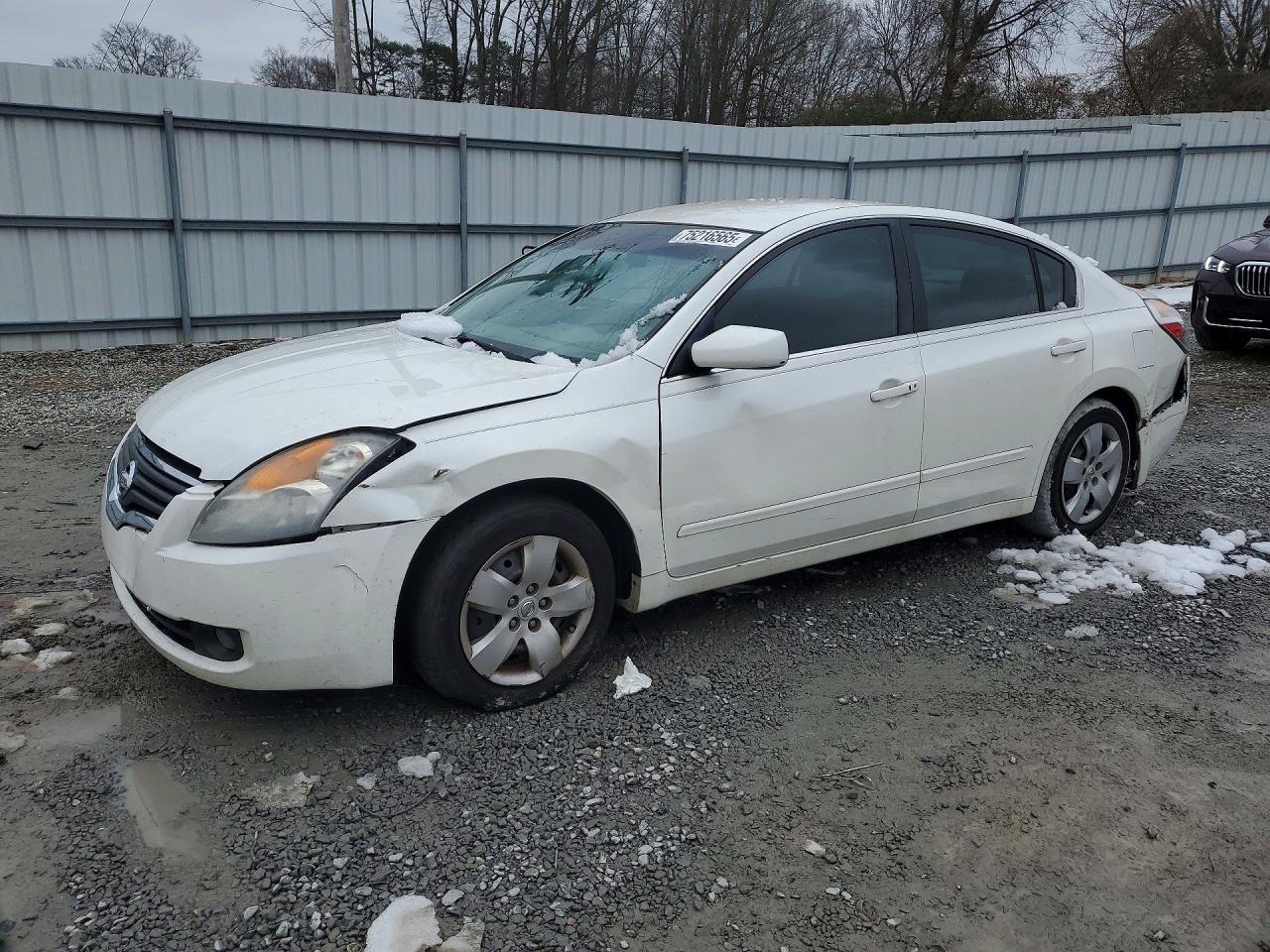 2008 Nissan Altima 2.5 White vin: 1N4AL21E18N538583