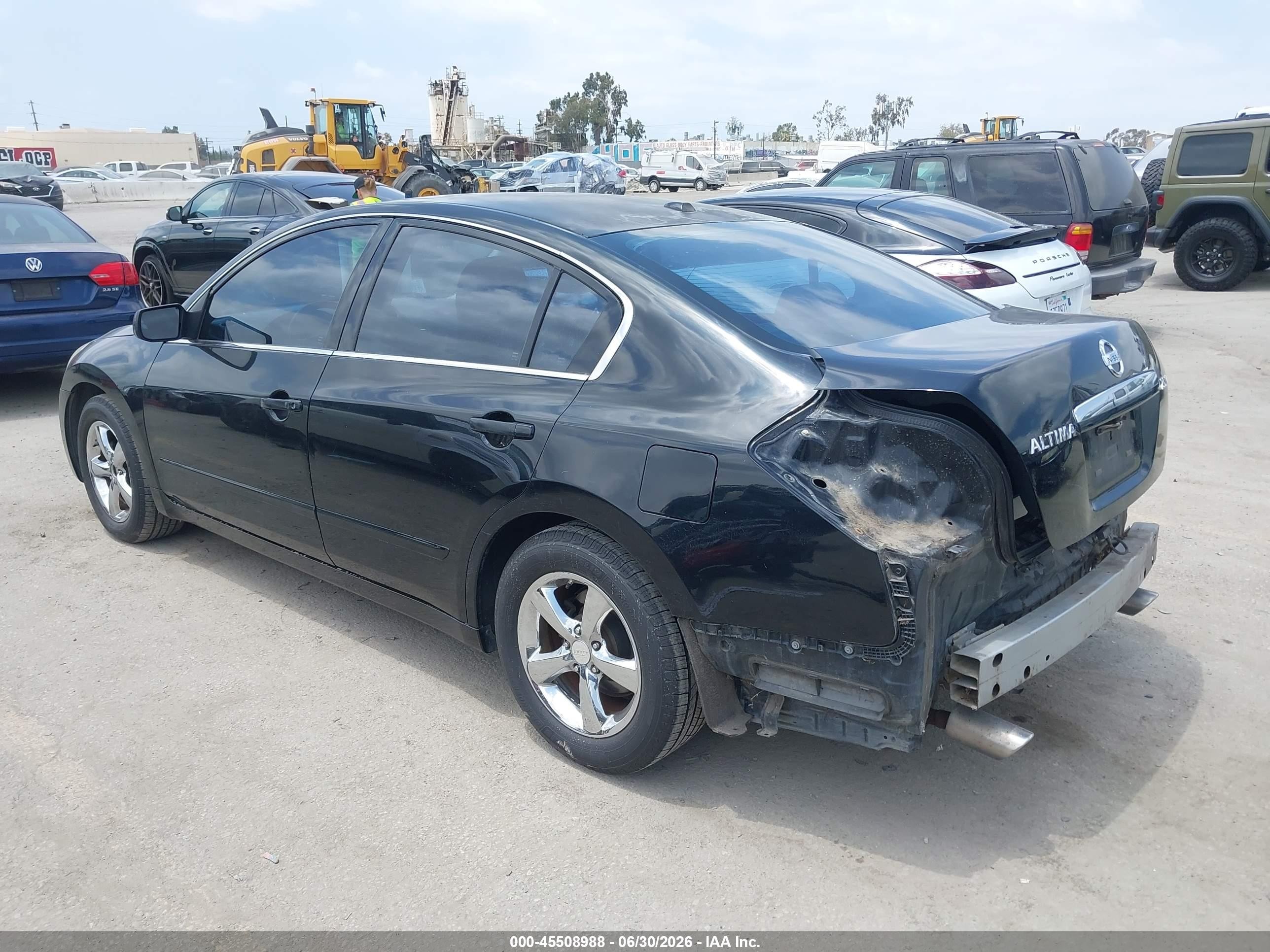 2009 Nissan Altima 2.5 S Black vin: 1N4AL21E19N408689