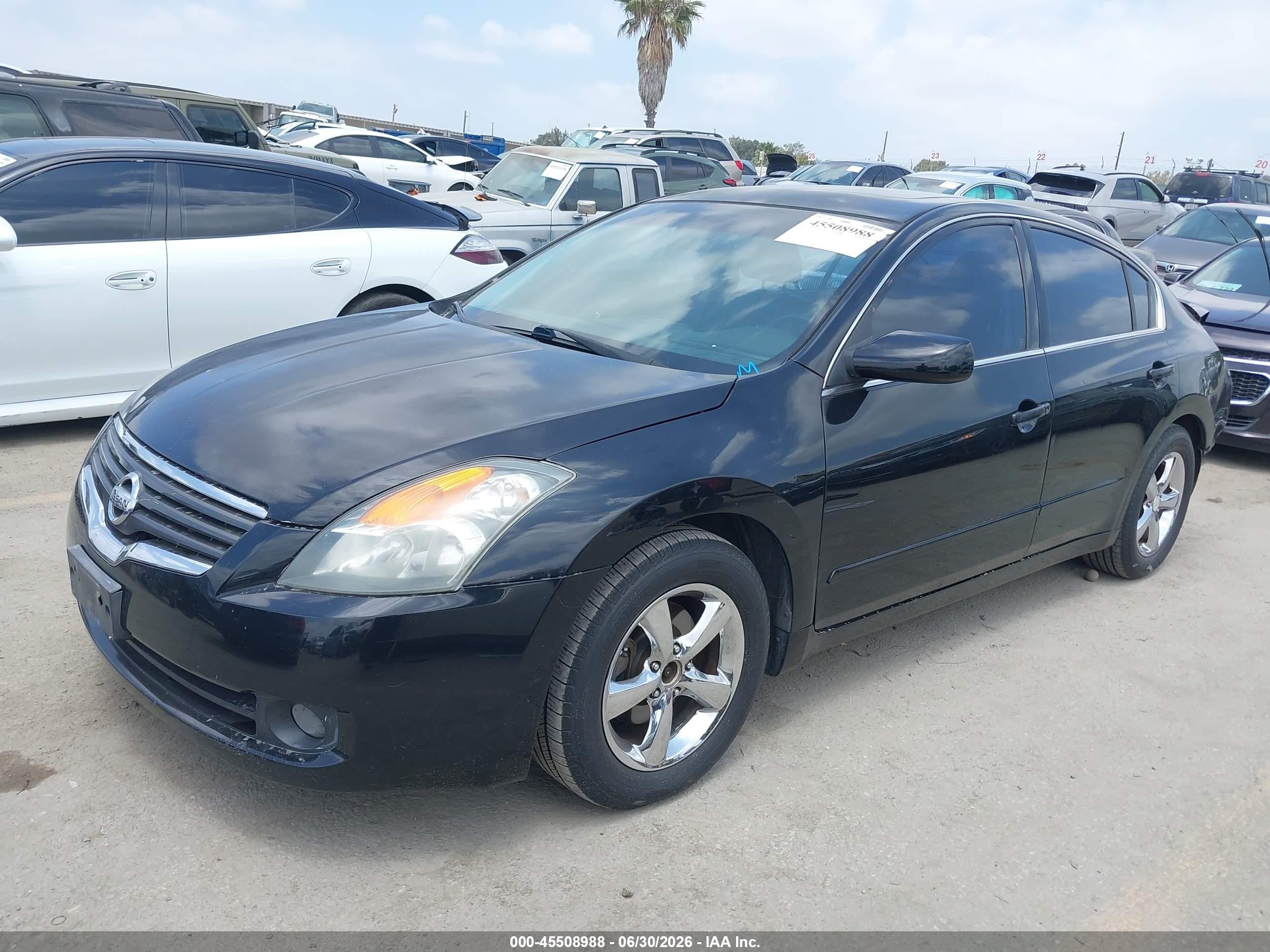 2009 Nissan Altima 2.5 S Black vin: 1N4AL21E19N408689
