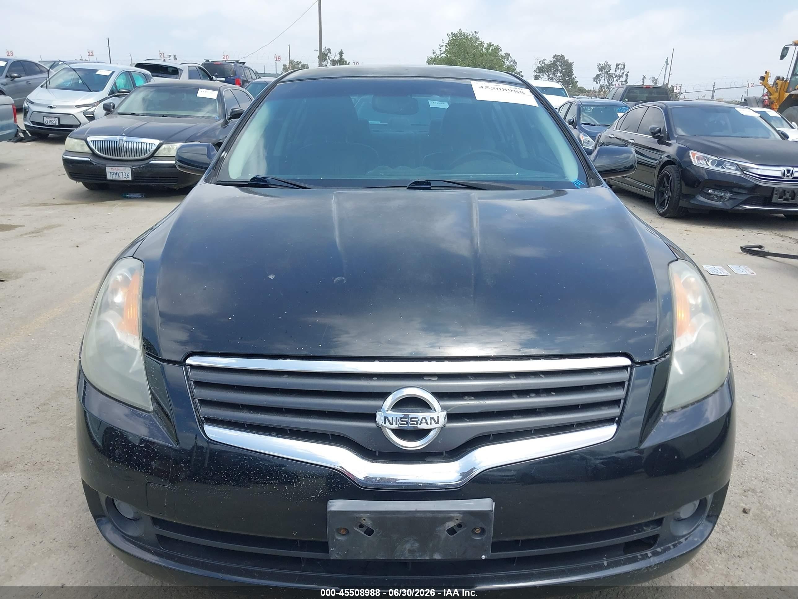 2009 Nissan Altima 2.5 S Black vin: 1N4AL21E19N408689