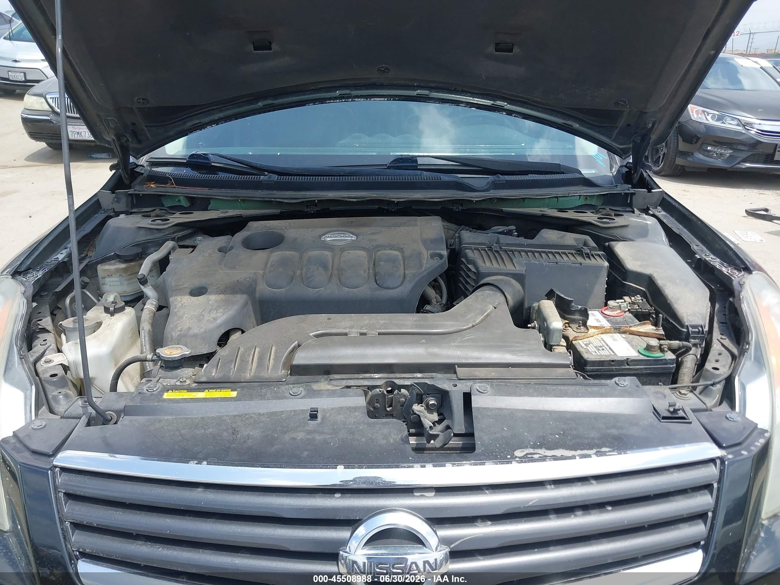 2009 Nissan Altima 2.5 S Black vin: 1N4AL21E19N408689