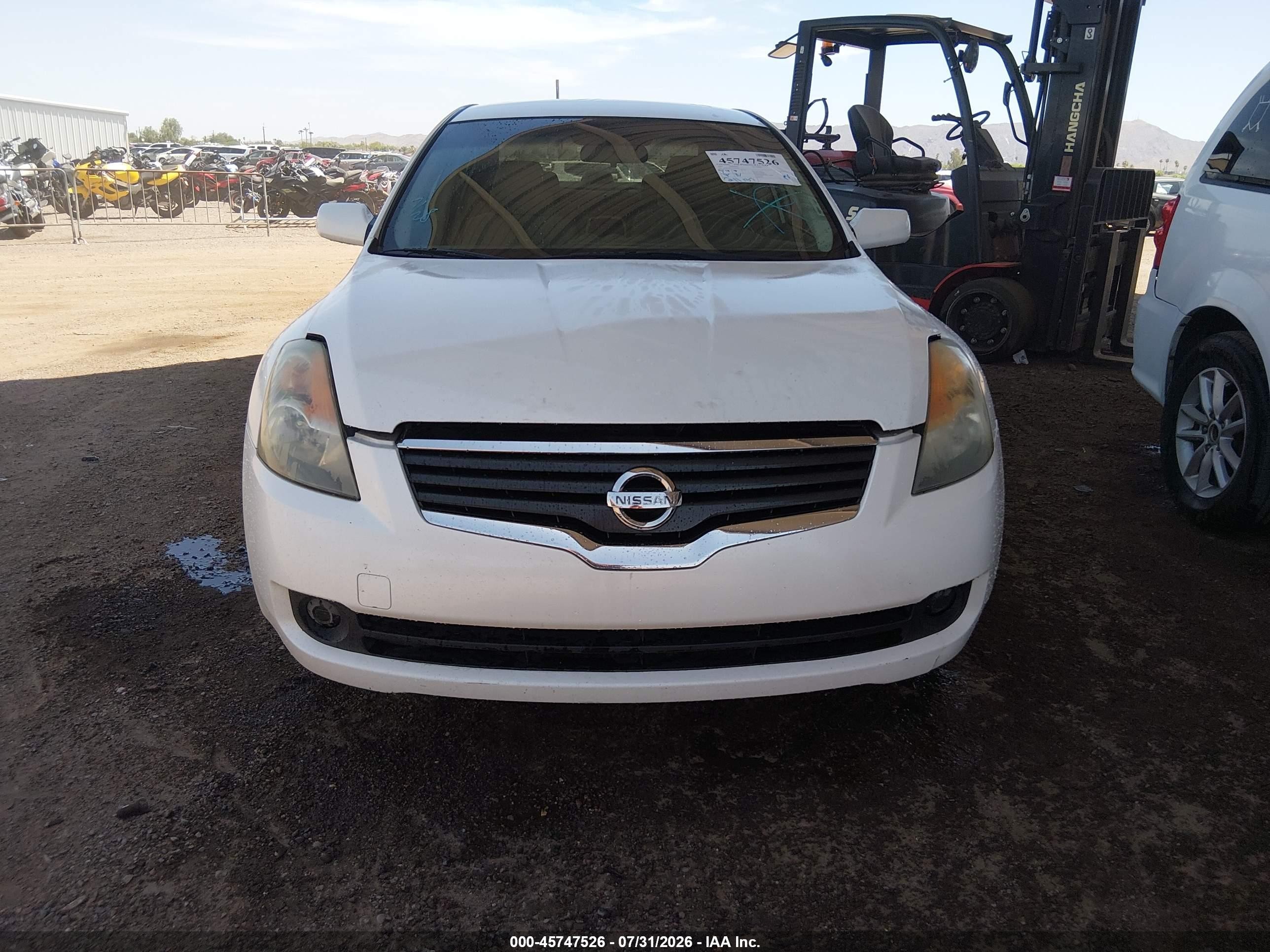 2009 Nissan Altima 2.5 S Белый vin: 1N4AL21E19N419076