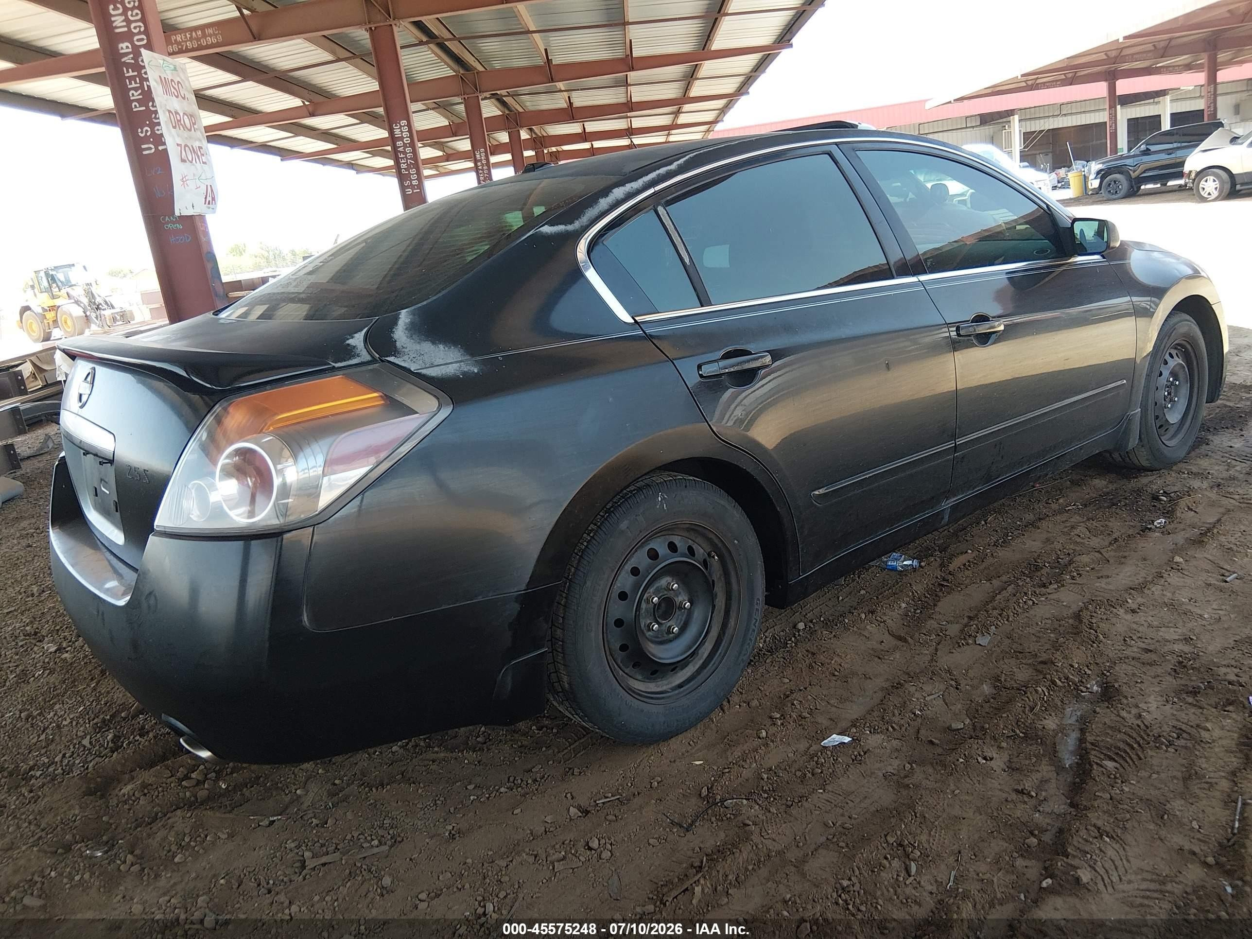 2009 Nissan Altima 2.5 S Black vin: 1N4AL21E19N420616