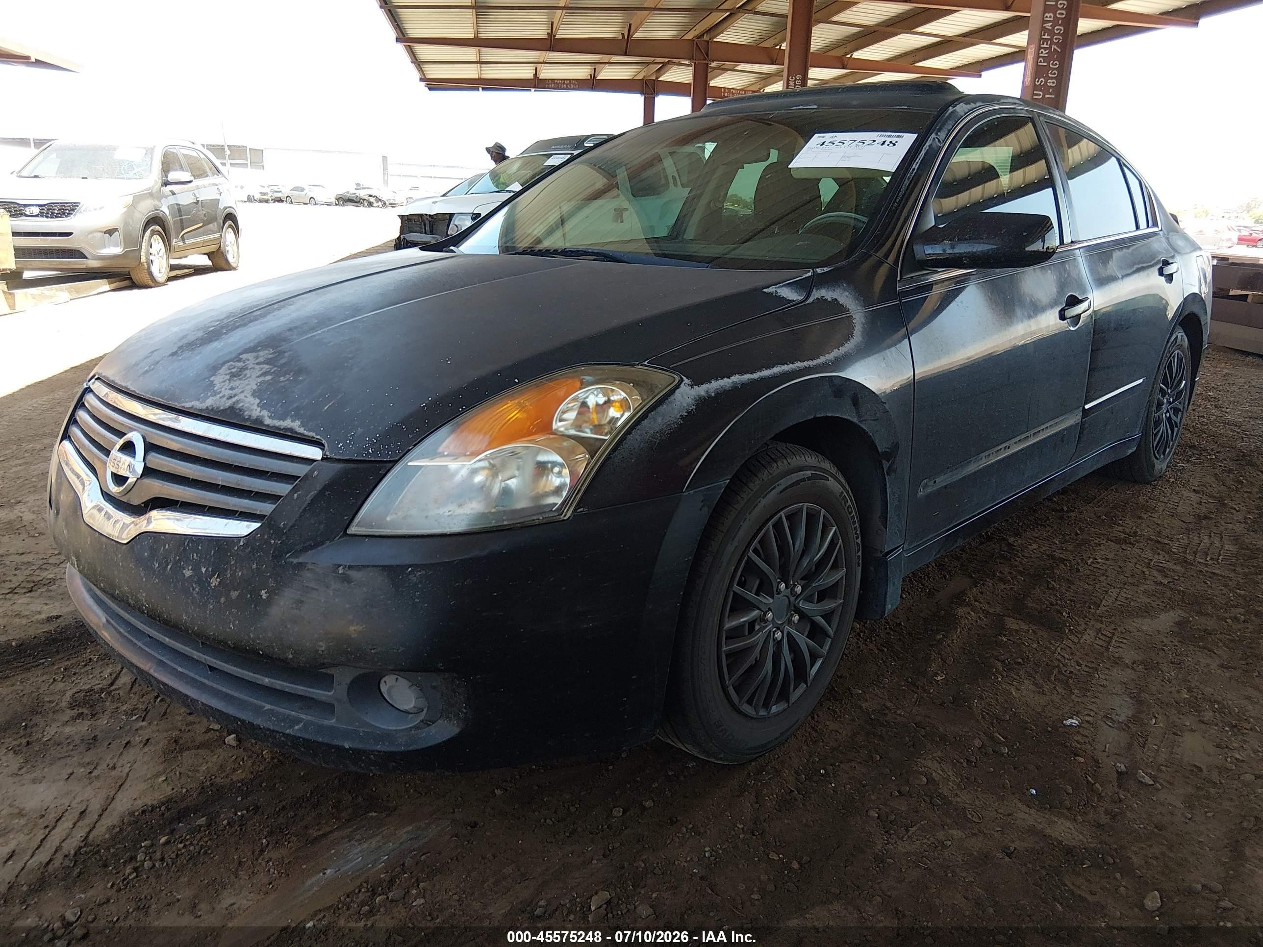 2009 Nissan Altima 2.5 S Black vin: 1N4AL21E19N420616