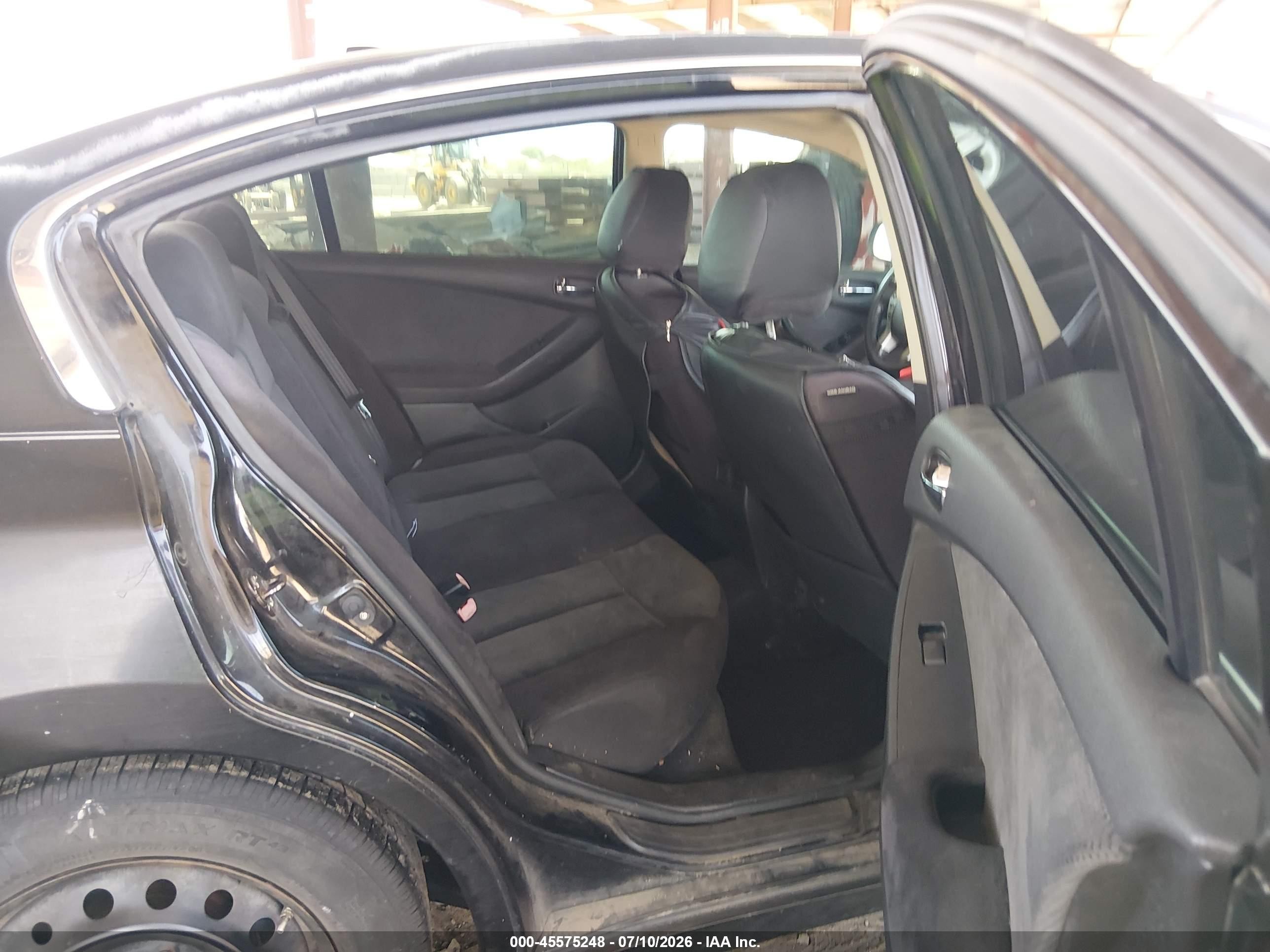2009 Nissan Altima 2.5 S Black vin: 1N4AL21E19N420616