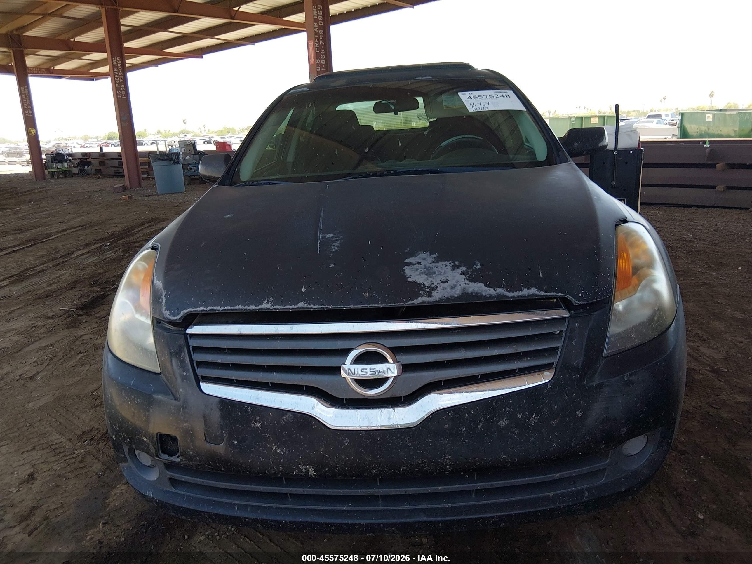 2009 Nissan Altima 2.5 S Black vin: 1N4AL21E19N420616