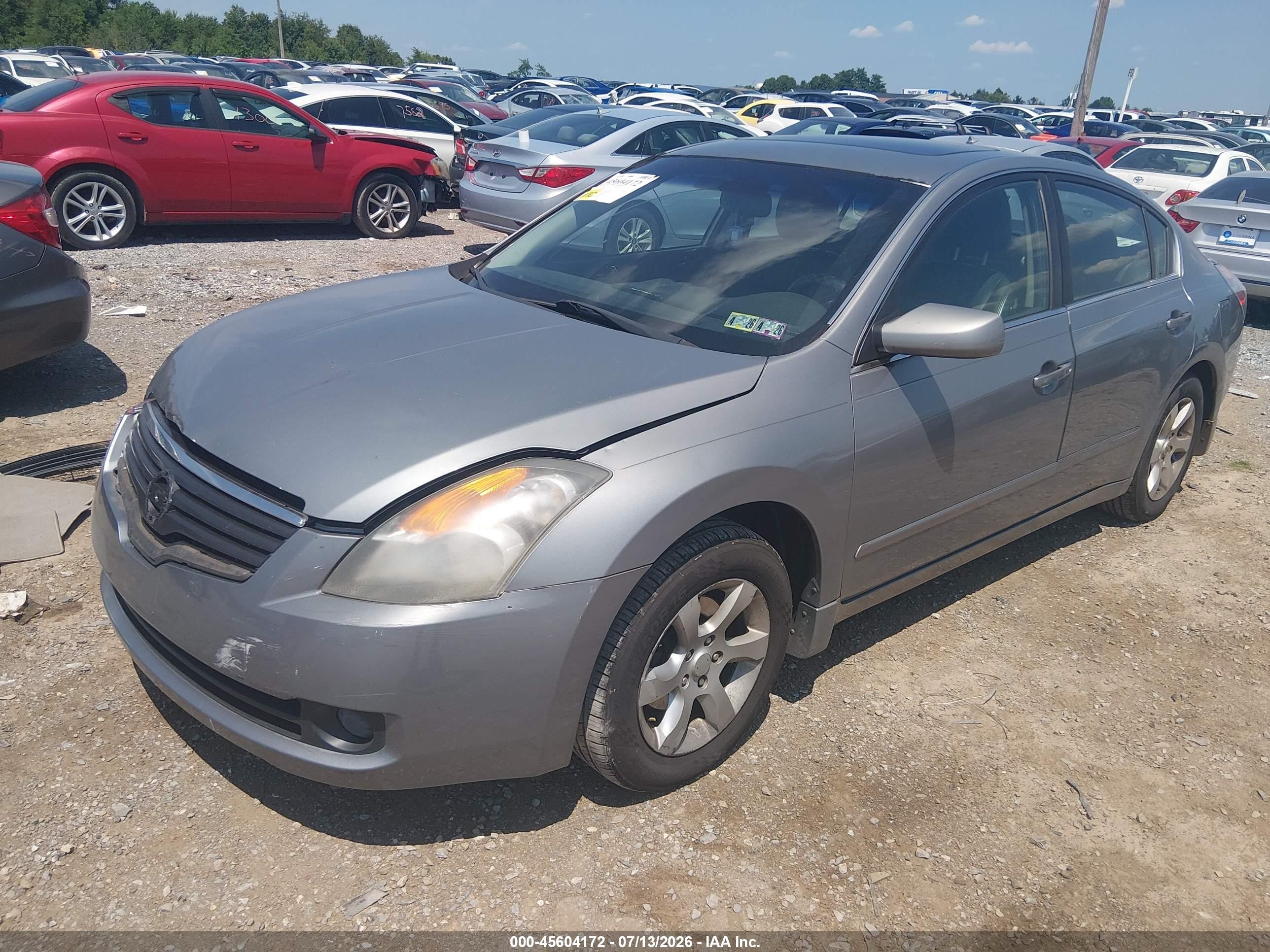 2009 Nissan Altima 2.5 S Серый vin: 1N4AL21E19N465099