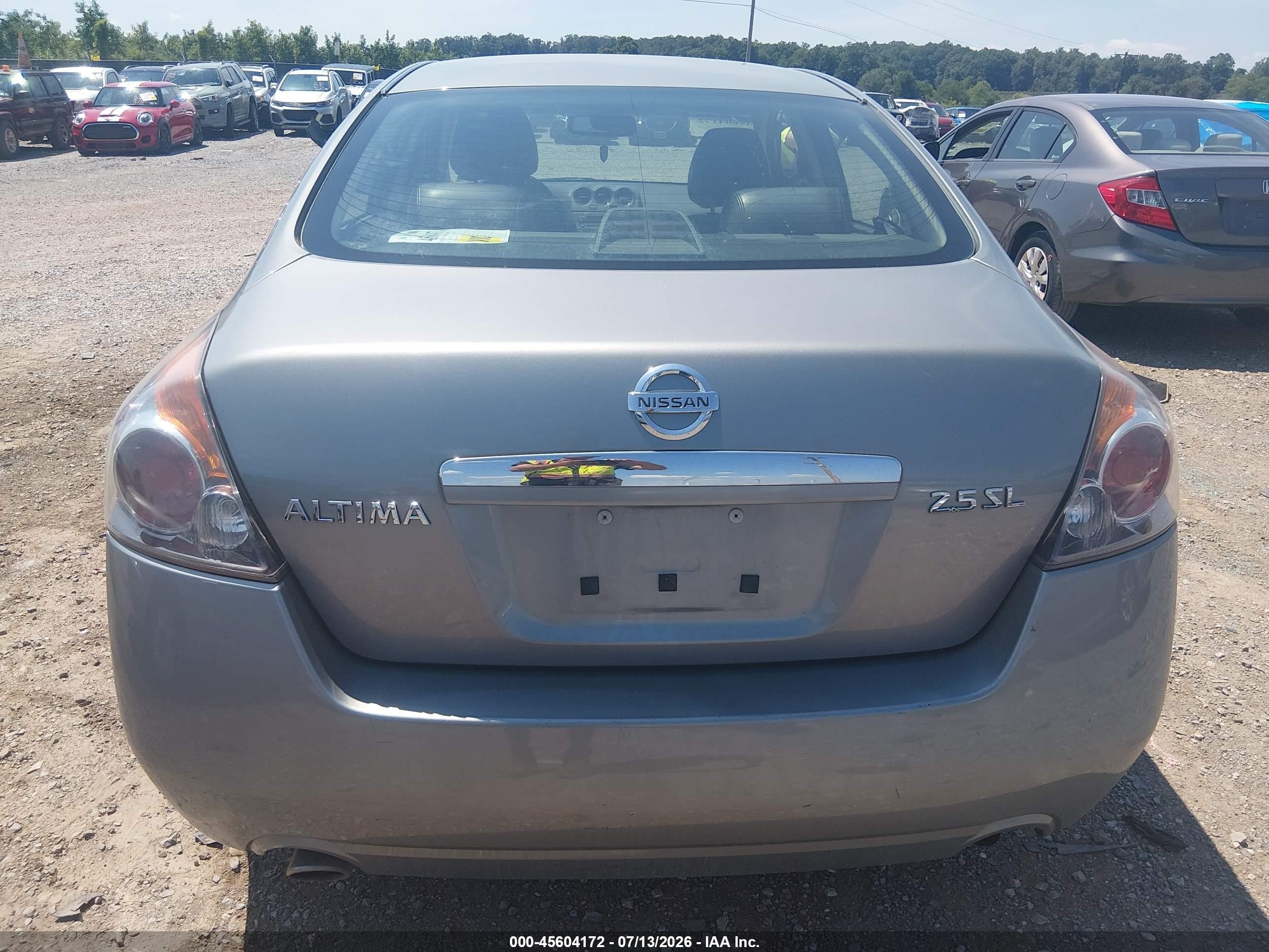 2009 Nissan Altima 2.5 S Серый vin: 1N4AL21E19N465099