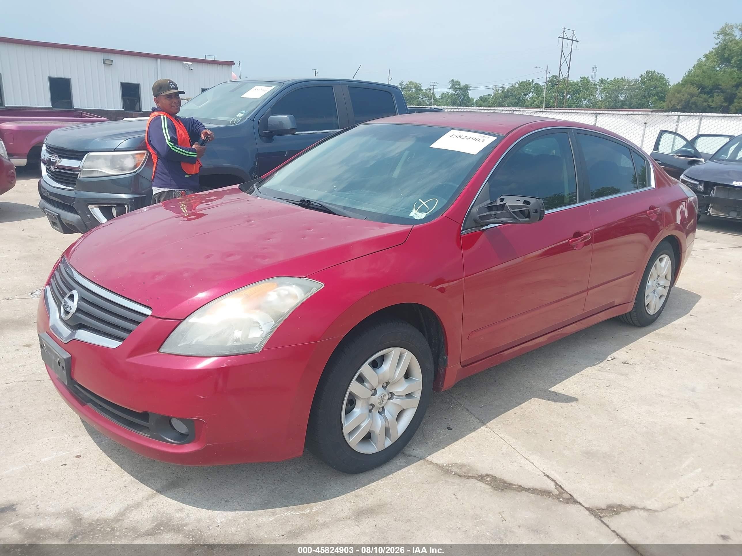 2009 Nissan Altima 2.5/2.5s Red vin: 1N4AL21E19N474935