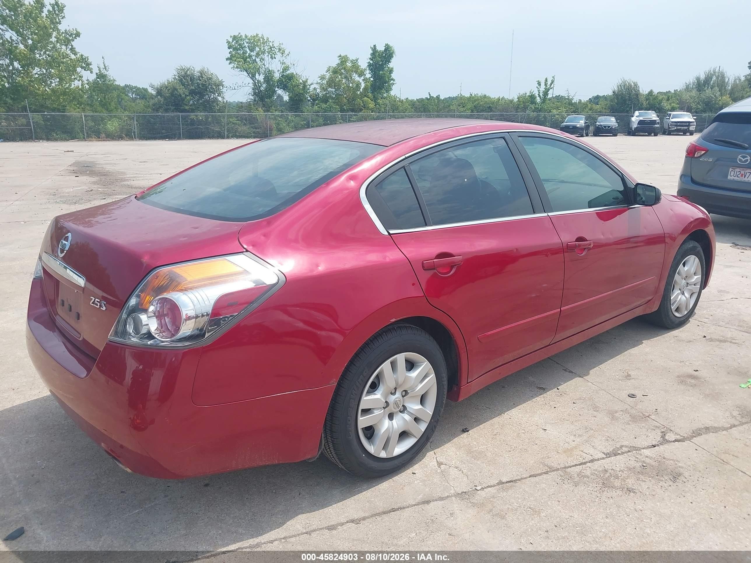 2009 Nissan Altima 2.5/2.5s Red vin: 1N4AL21E19N474935