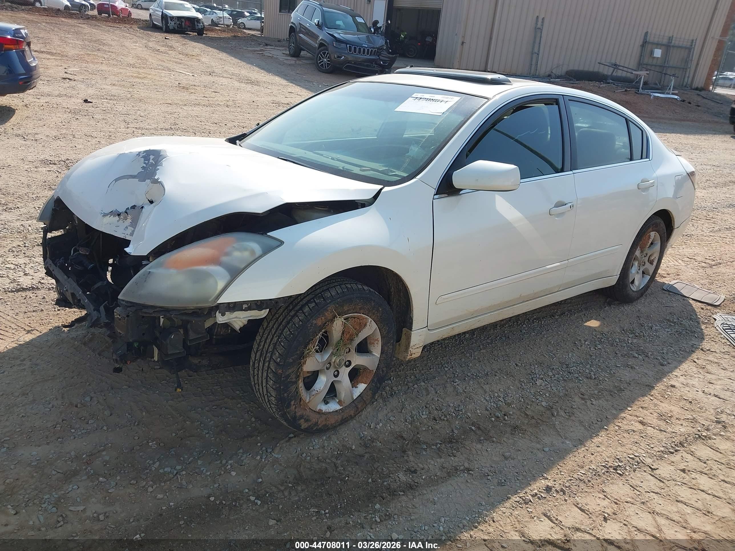 2009 Nissan Altima 2.5 S White vin: 1N4AL21E19N477012