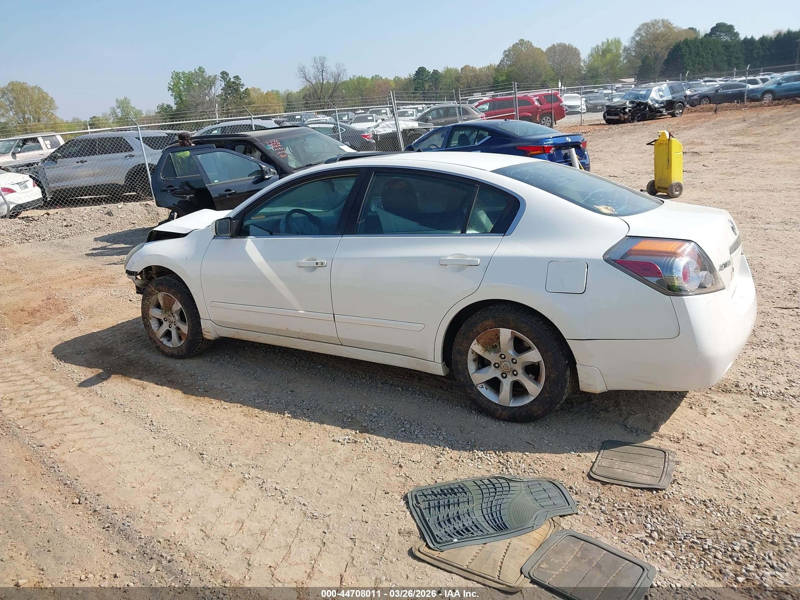 2009 Nissan Altima 2.5 S White vin: 1N4AL21E19N477012