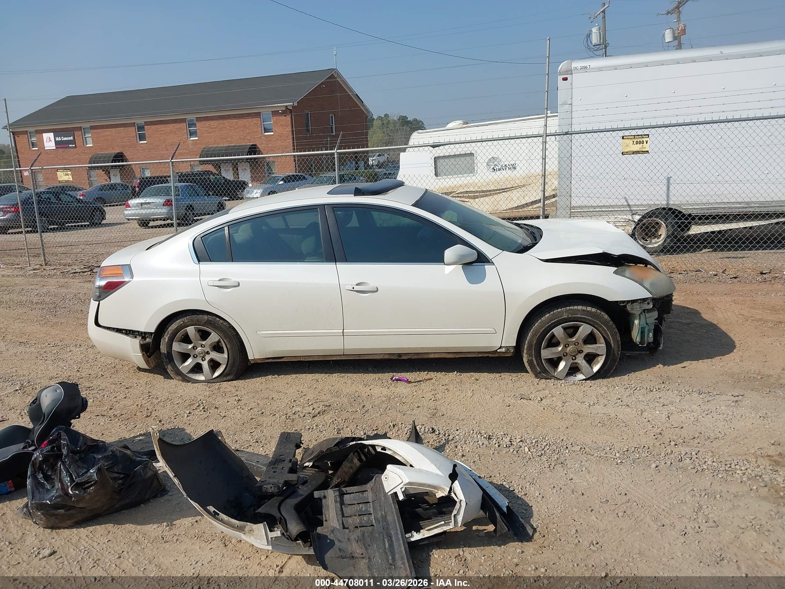 2009 Nissan Altima 2.5 S White vin: 1N4AL21E19N477012