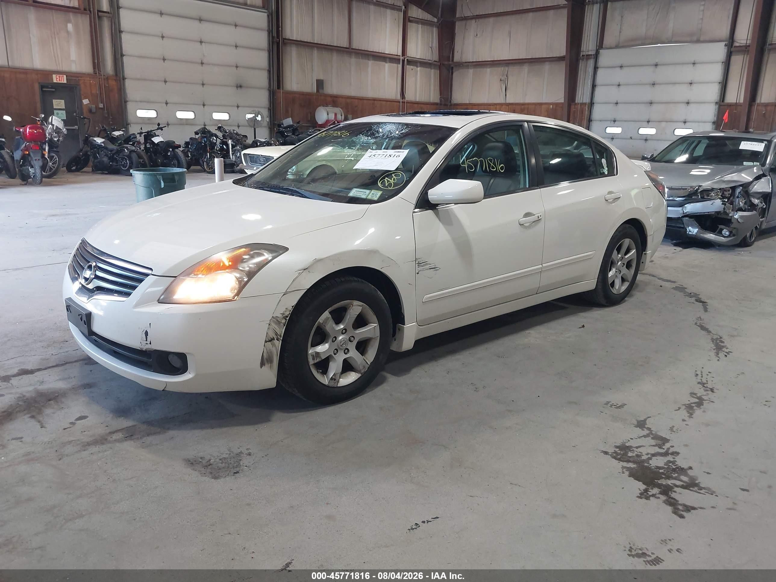 2009 Nissan Altima 2.5 S White vin: 1N4AL21E19N506511