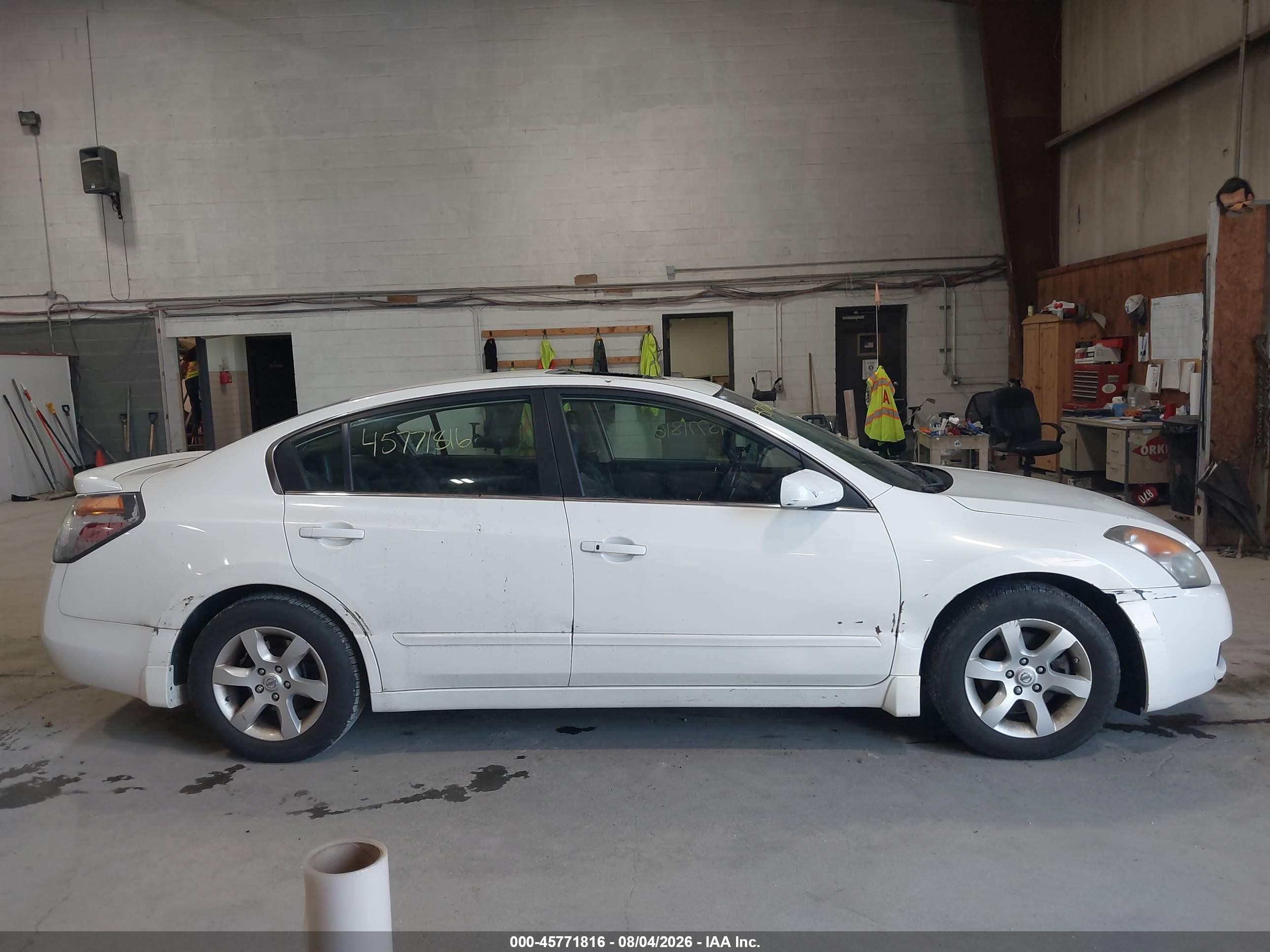 2009 Nissan Altima 2.5 S White vin: 1N4AL21E19N506511