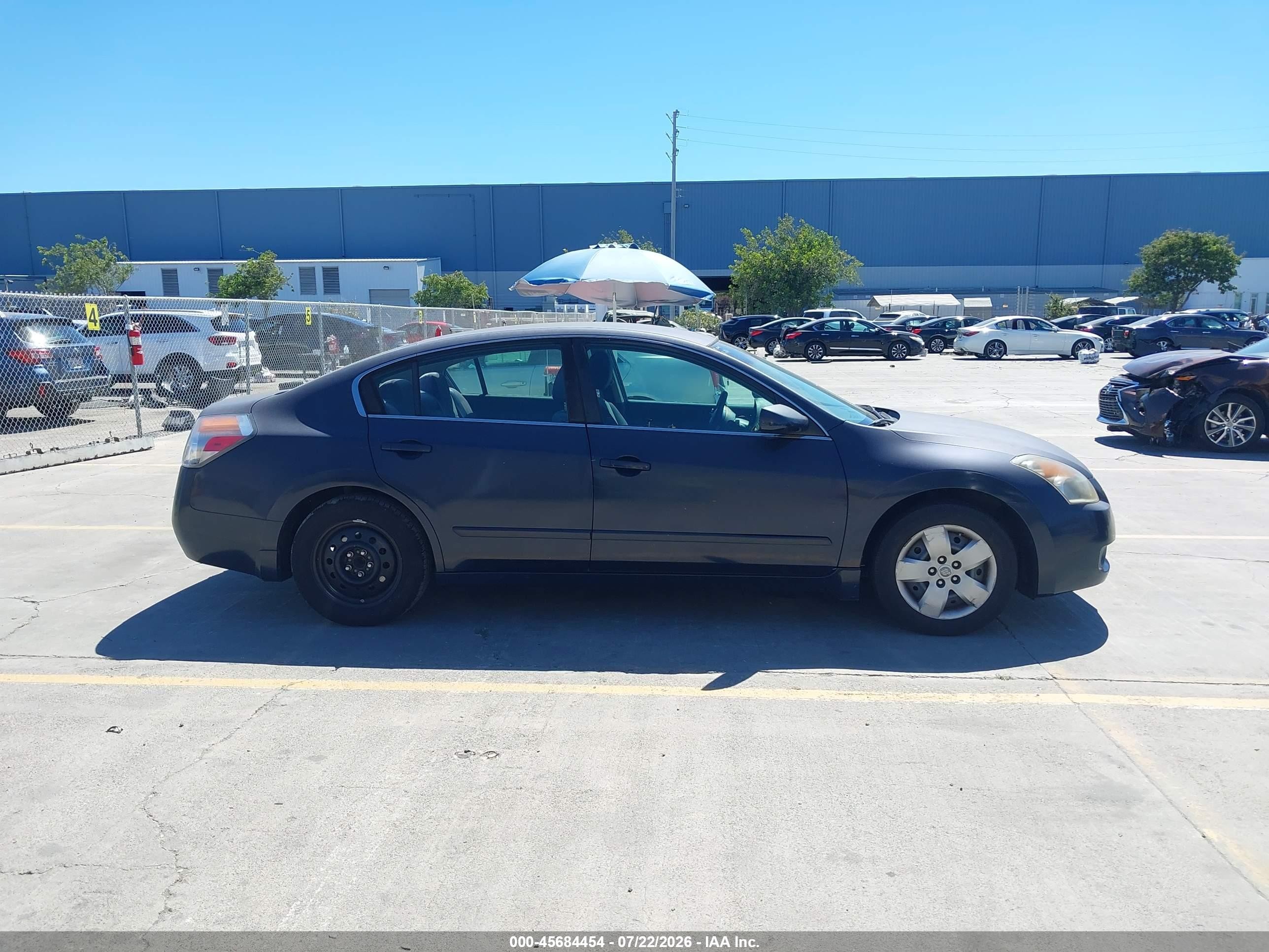 2007 Nissan Altima 2.5 S Blue vin: 1N4AL21E27C221681