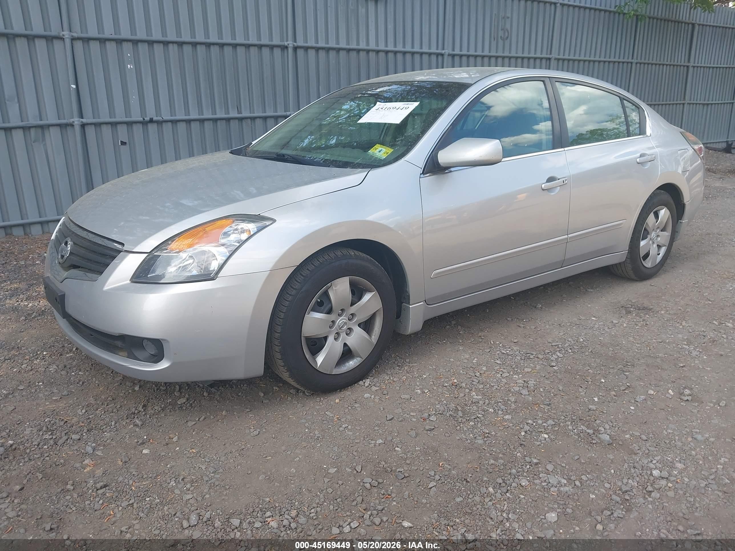 2007 Nissan Altima 2.5 S Silver vin: 1N4AL21E27C236259
