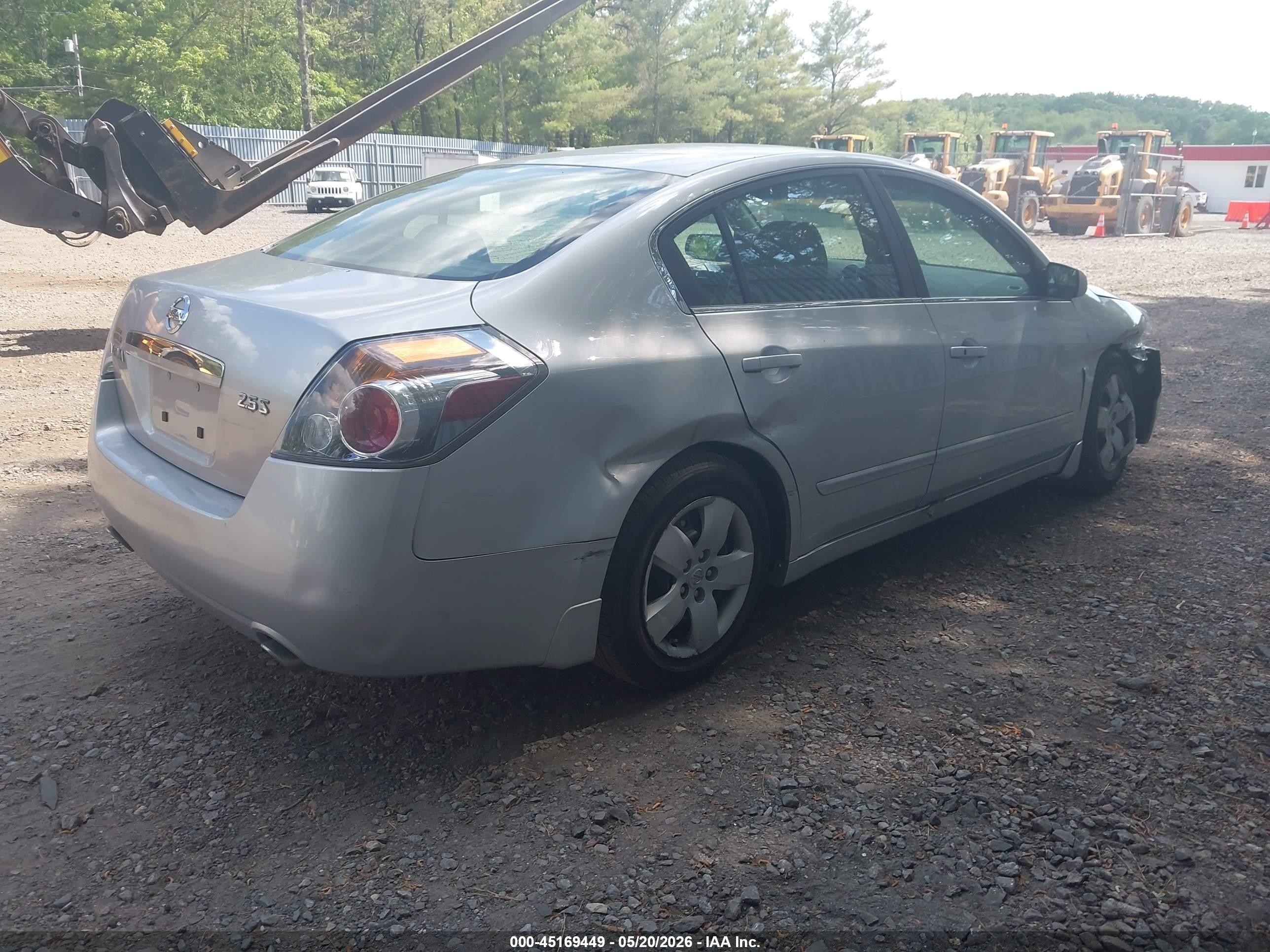 2007 Nissan Altima 2.5 S Silver vin: 1N4AL21E27C236259