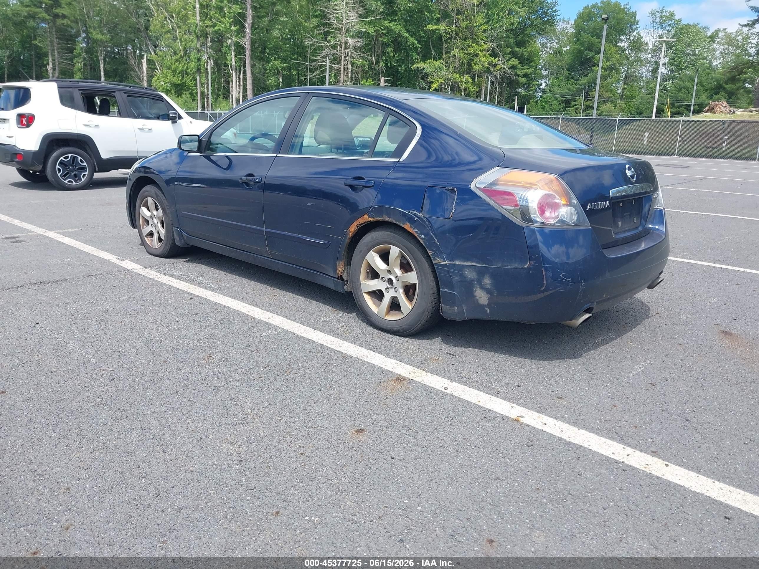 2007 Nissan Altima 2.5 S Blue vin: 1N4AL21E27N415065