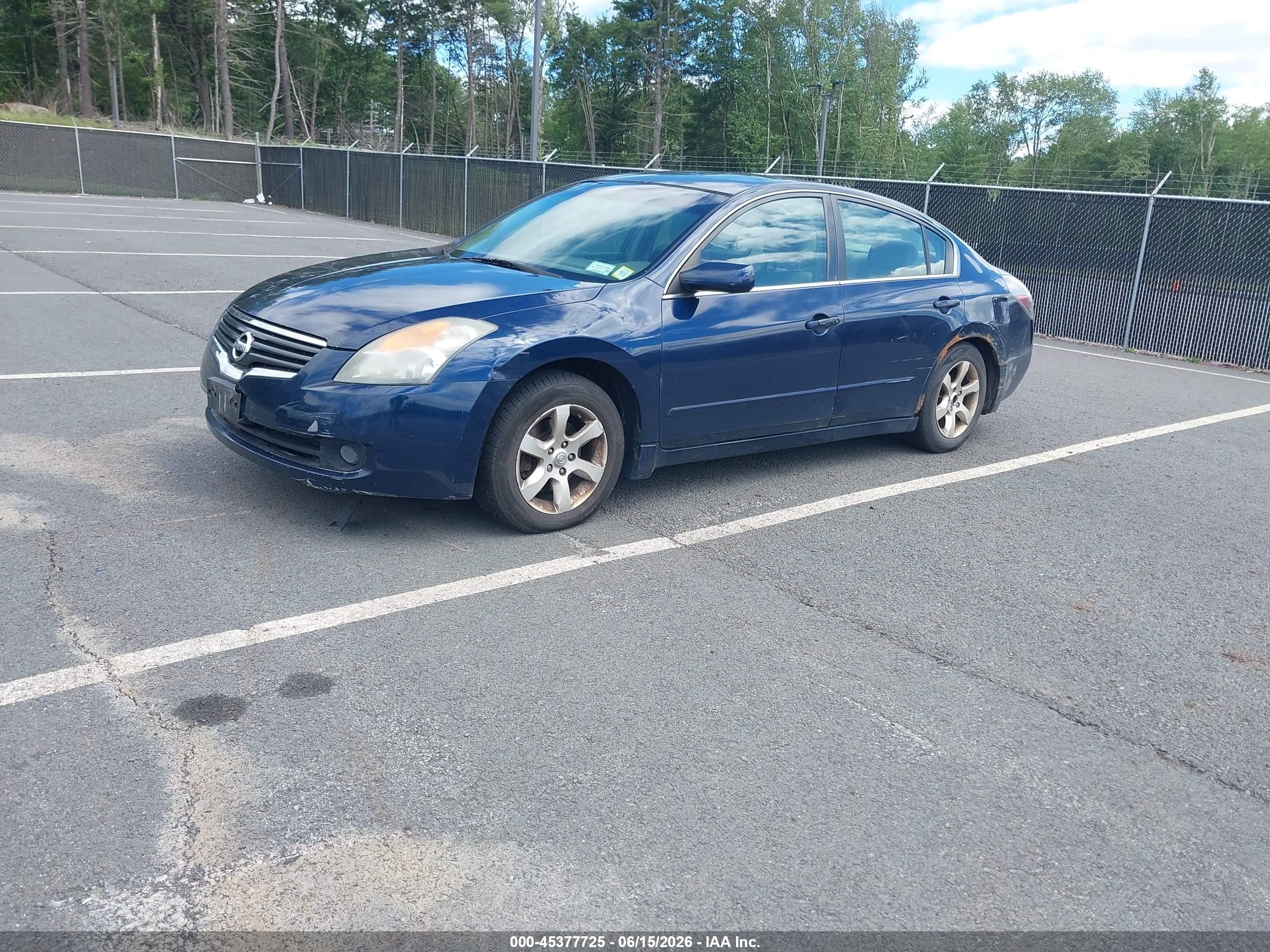 2007 Nissan Altima 2.5 S Blue vin: 1N4AL21E27N415065