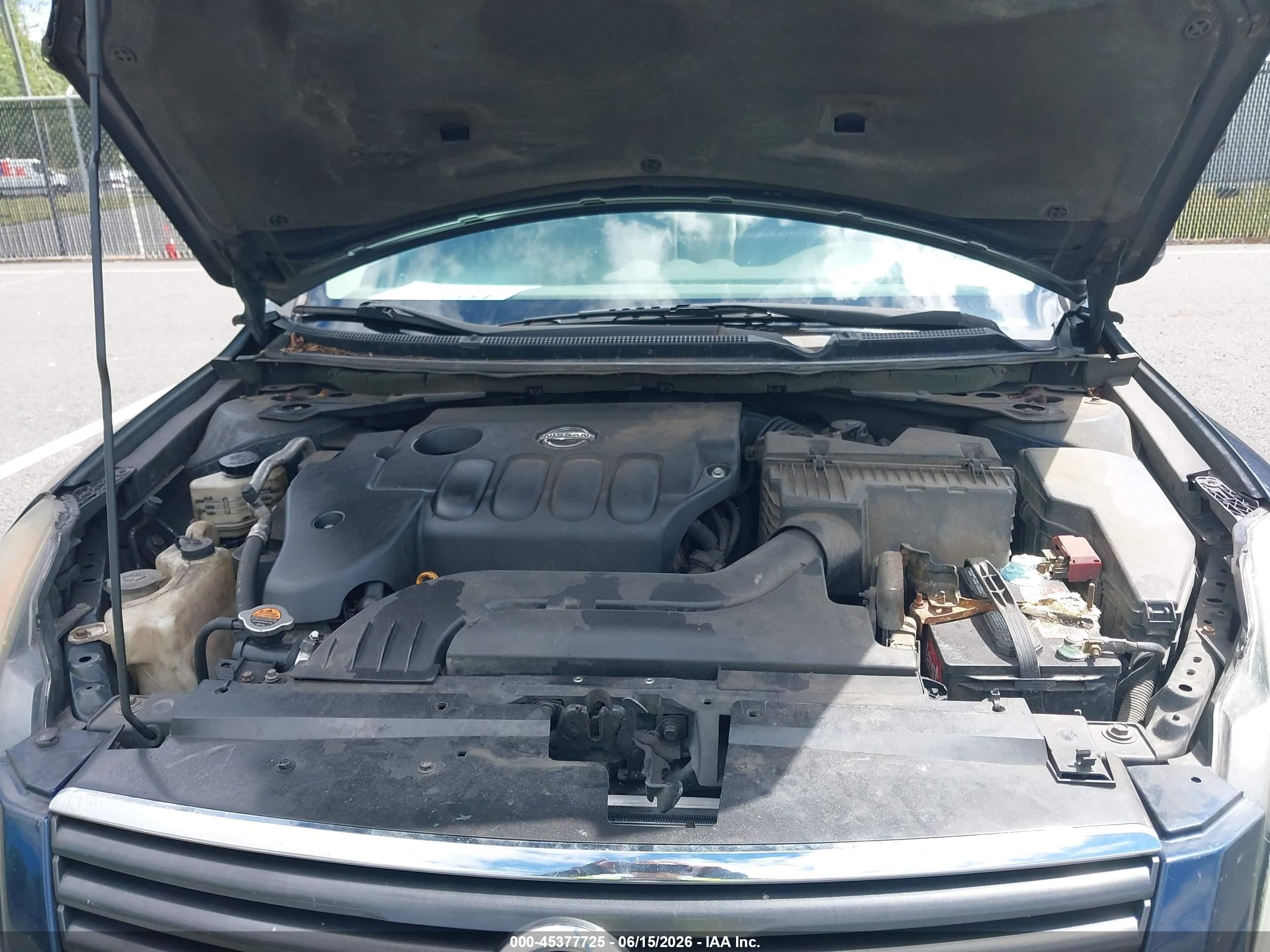 2007 Nissan Altima 2.5 S Blue vin: 1N4AL21E27N415065