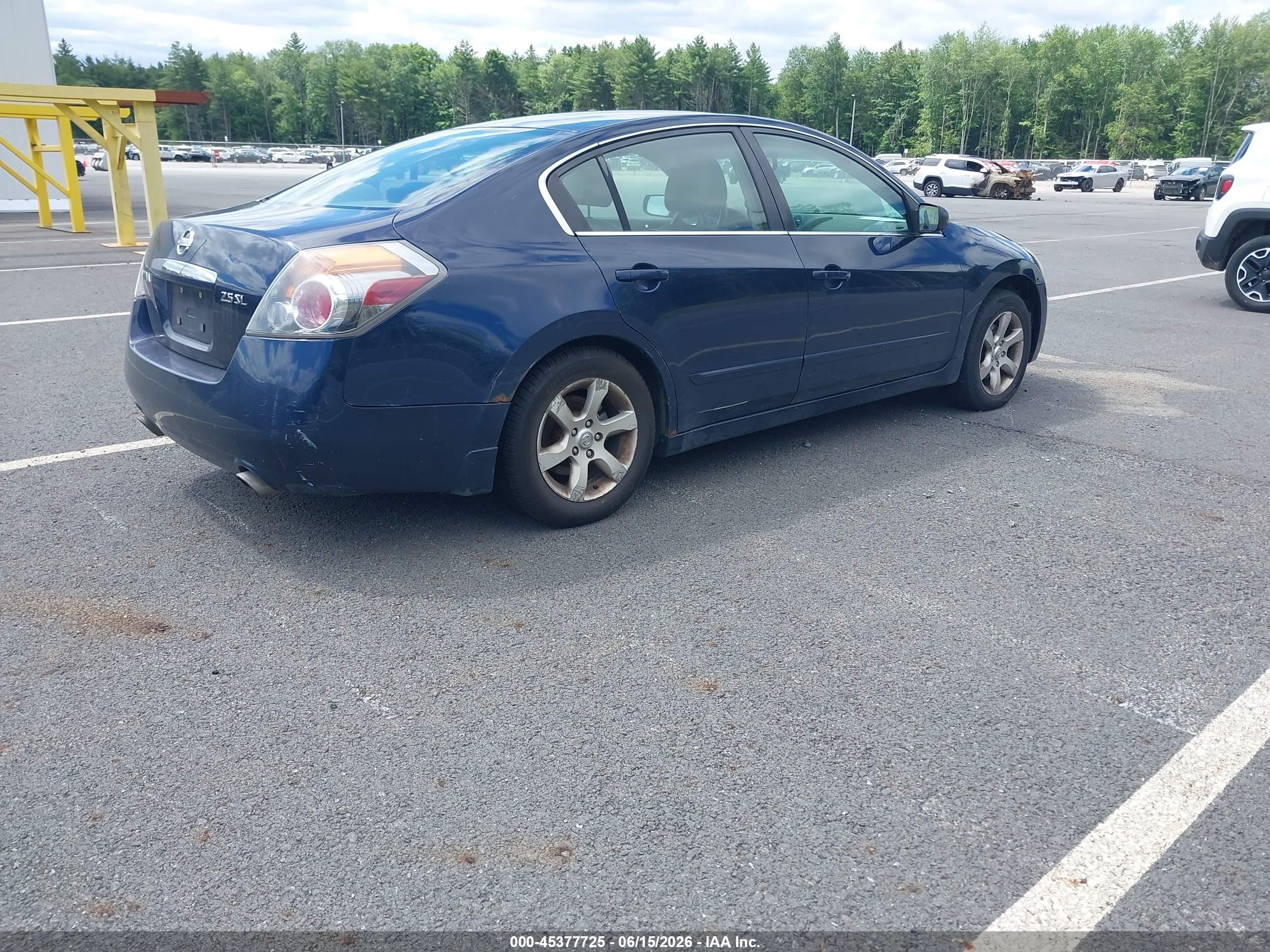 2007 Nissan Altima 2.5 S Blue vin: 1N4AL21E27N415065