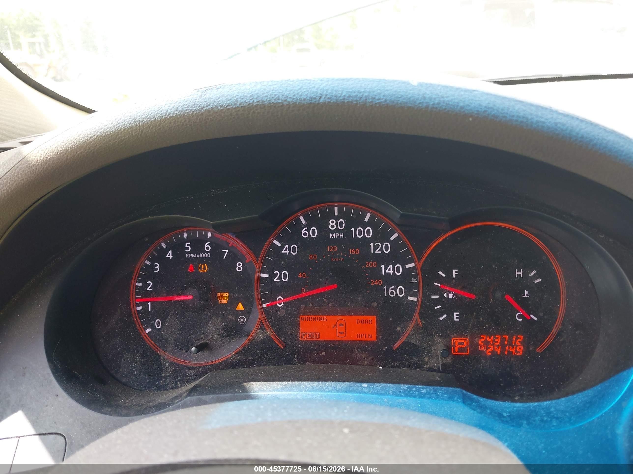 2007 Nissan Altima 2.5 S Blue vin: 1N4AL21E27N415065