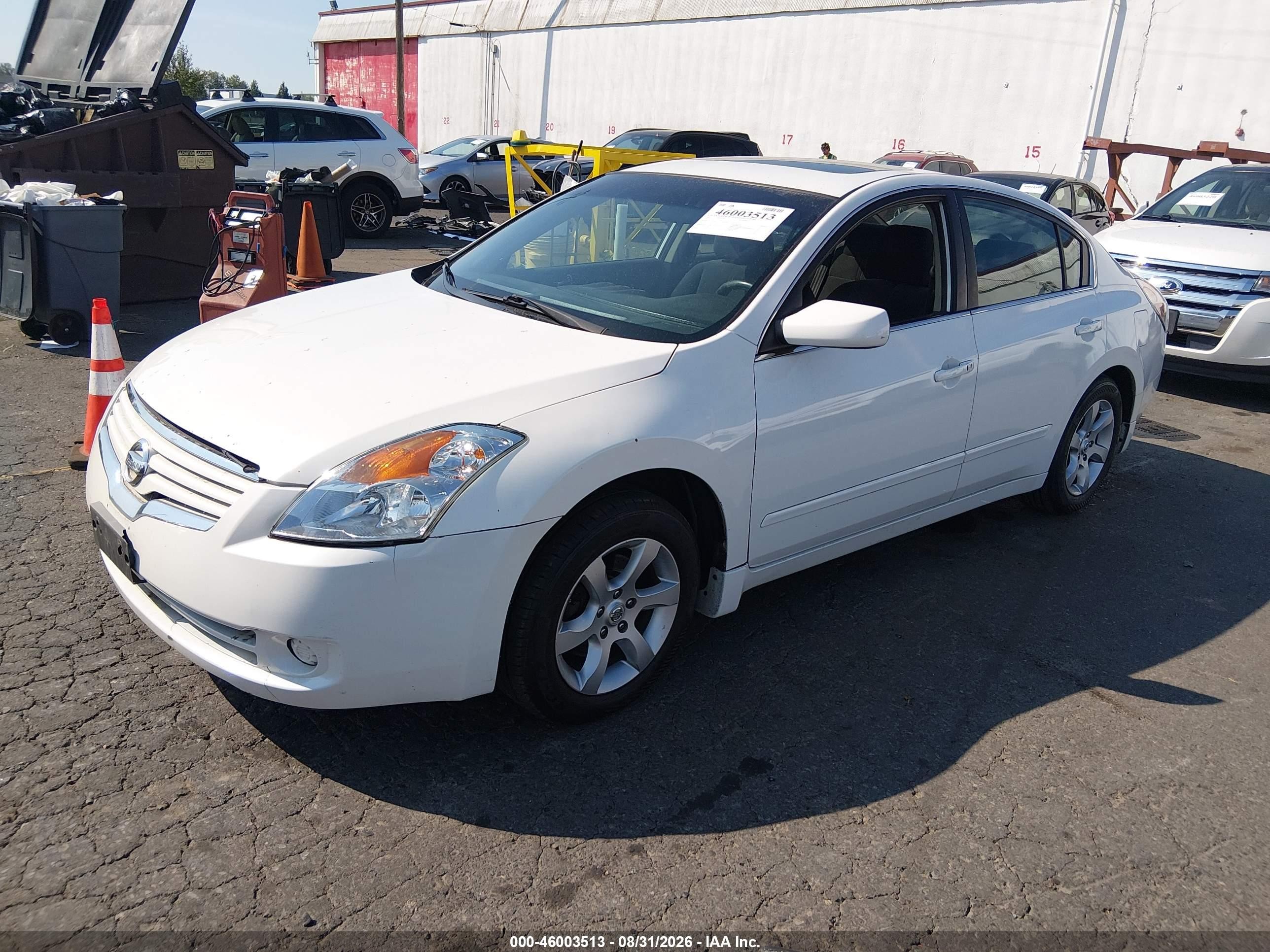 2007 Nissan Altima 2.5/2.5s White vin: 1N4AL21E27N419486