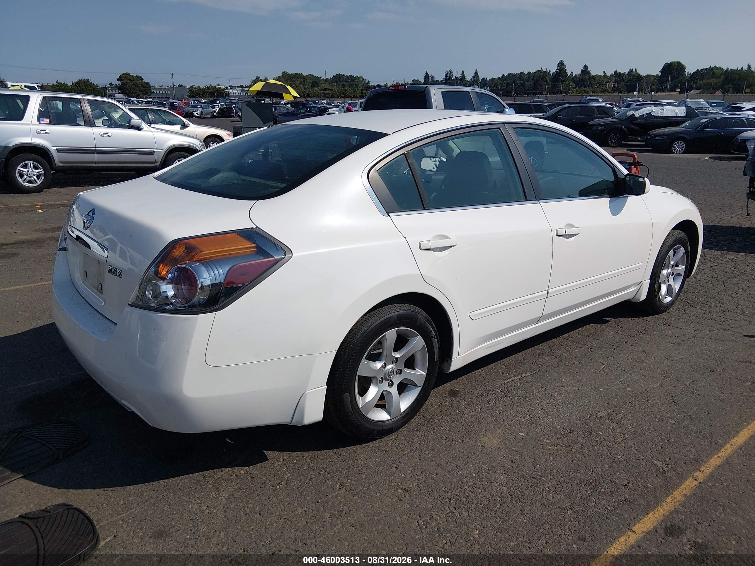 2007 Nissan Altima 2.5/2.5s White vin: 1N4AL21E27N419486