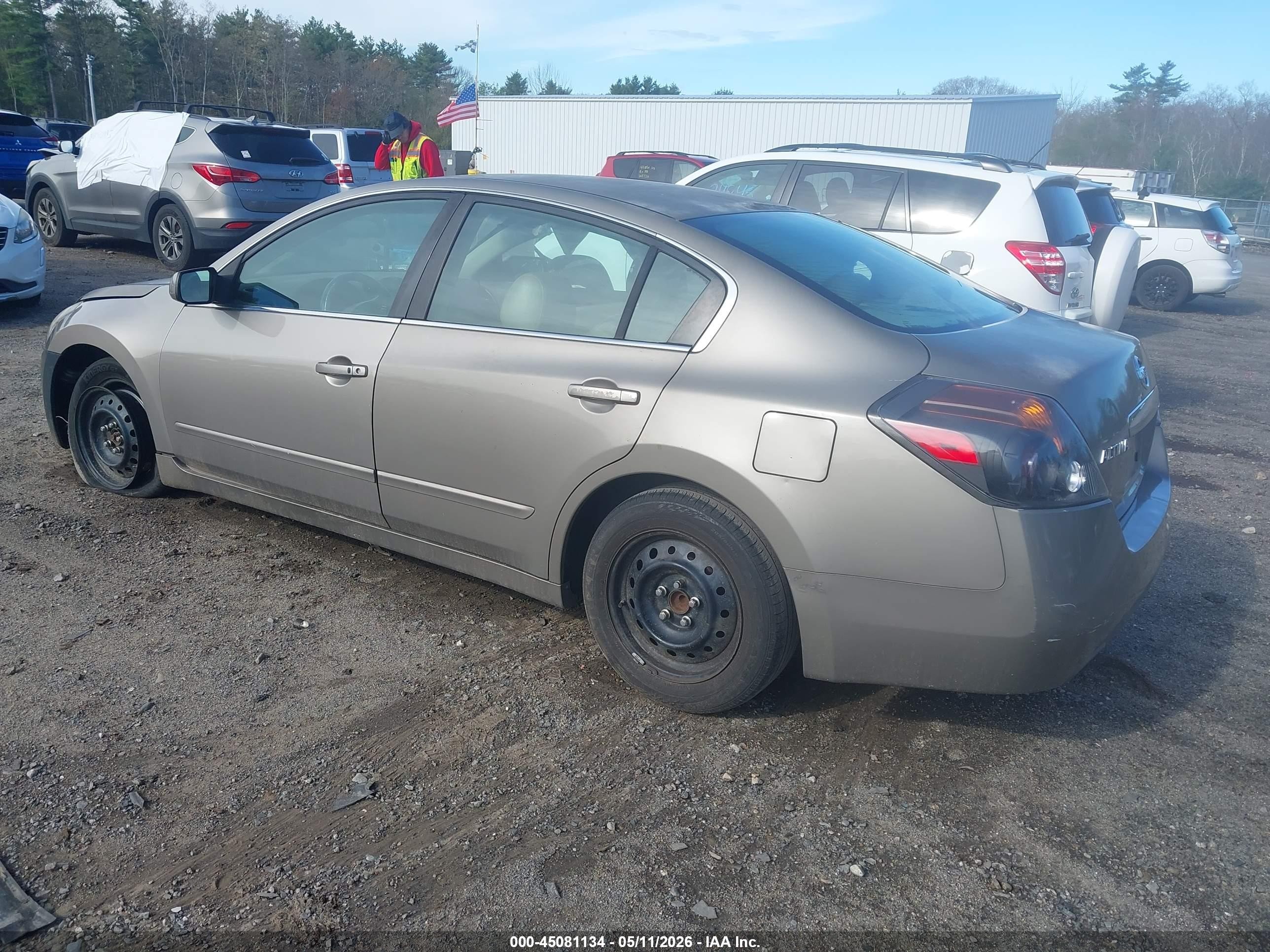 2007 Nissan Altima 2.5 S Золотой vin: 1N4AL21E27N442797