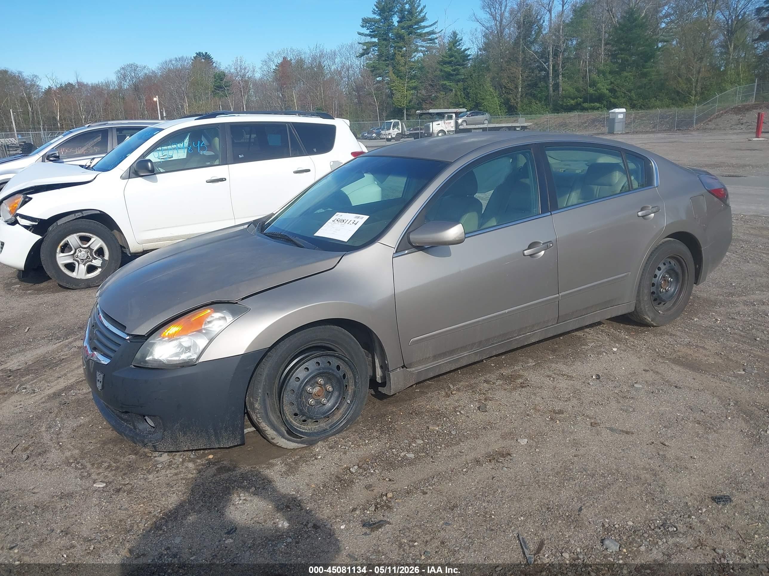 2007 Nissan Altima 2.5 S Золотой vin: 1N4AL21E27N442797